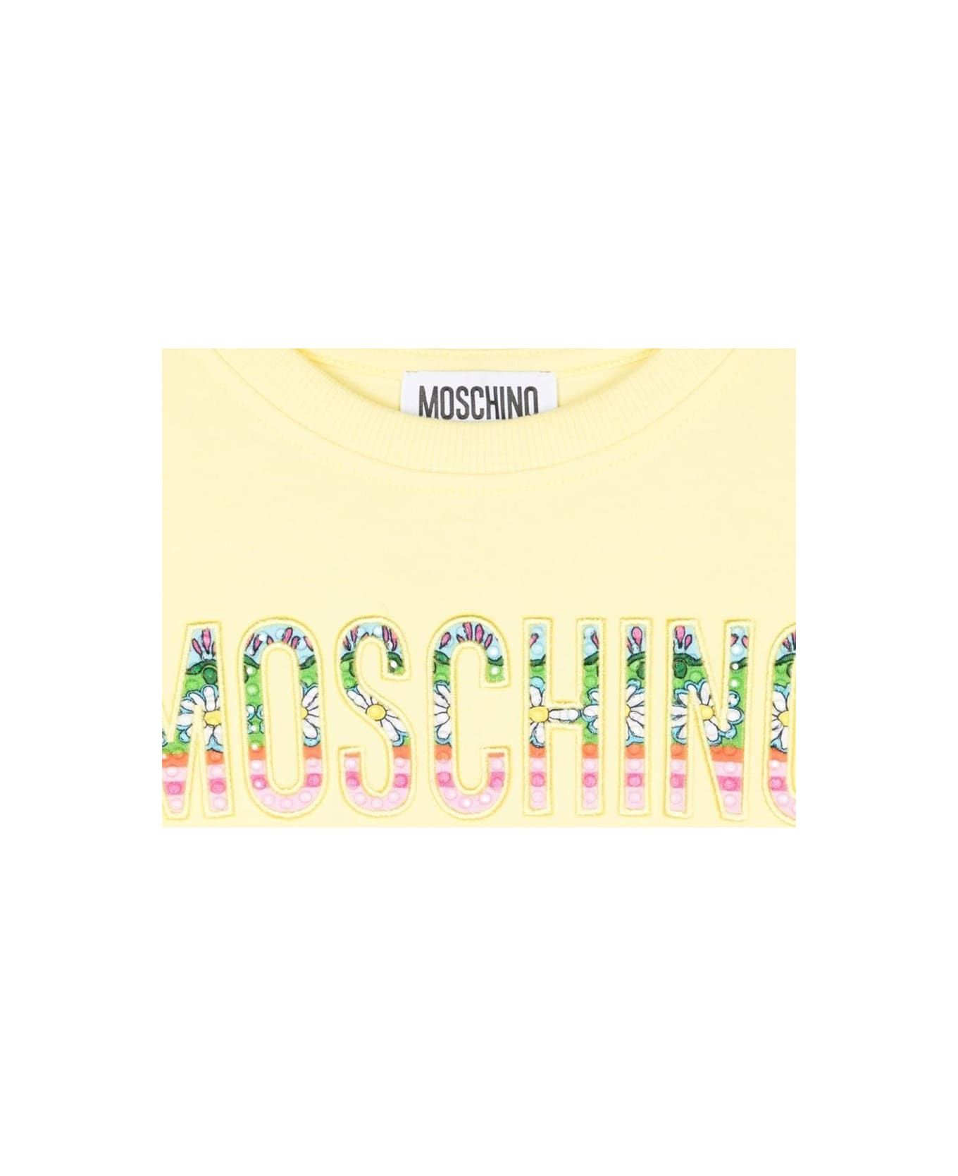 Moschino Maxi Logo T-shirt - YELLOW