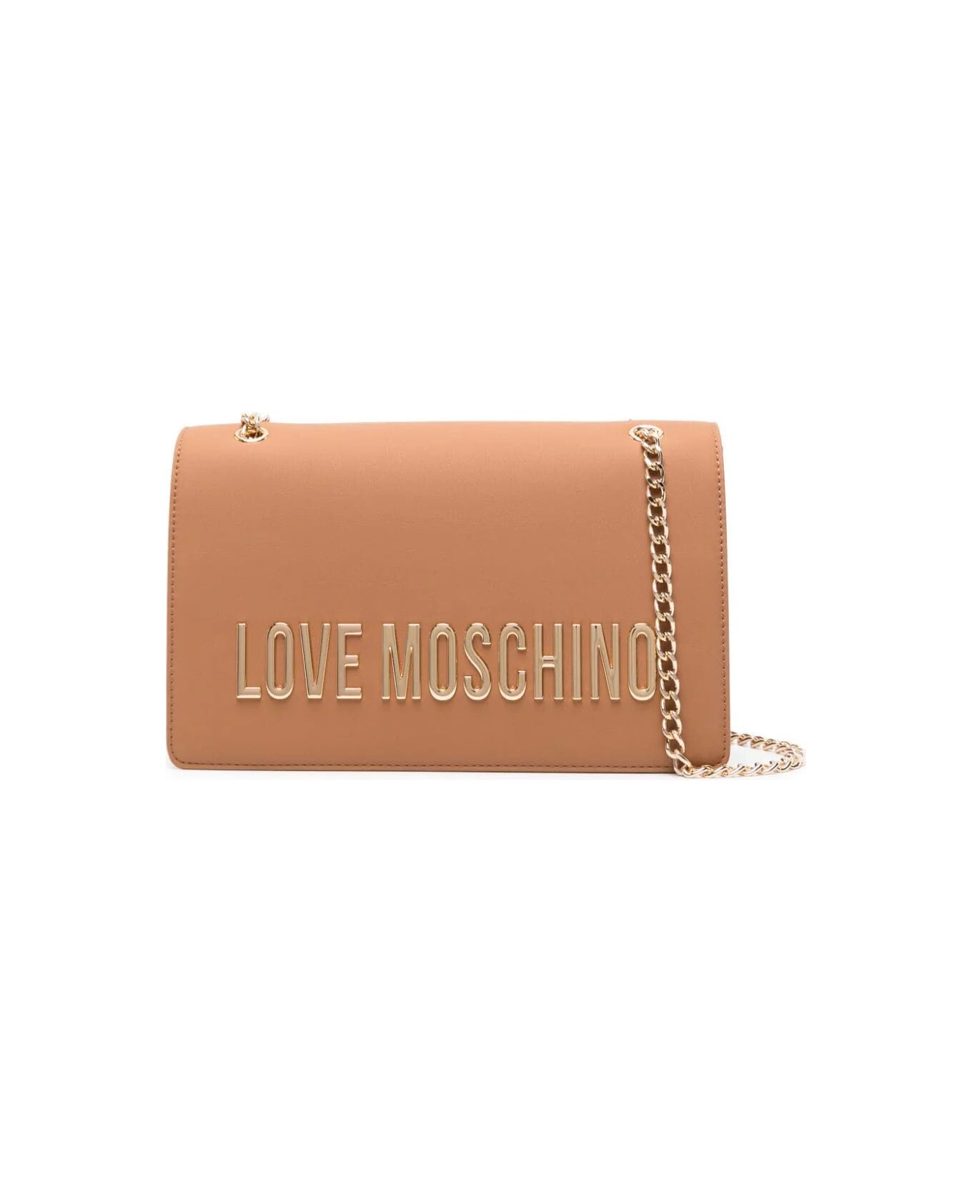 Love Moschino Shoulder Bag - Camel