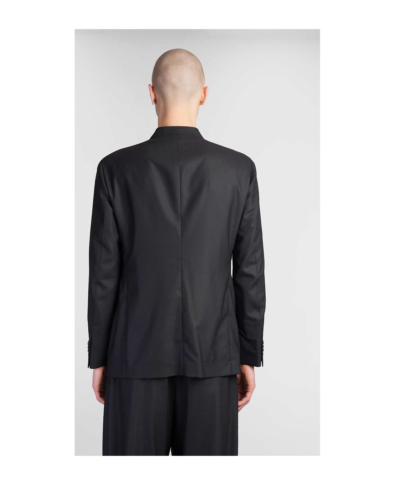 Giorgio Armani In Black Wool - NERO