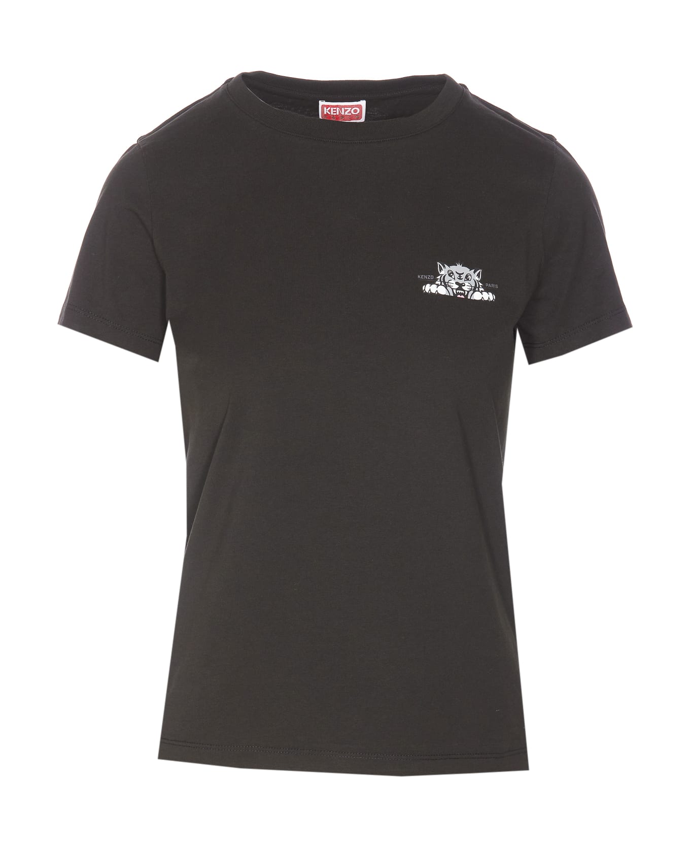Kenzo Gots Happy Tiger T-shirt - BLACK