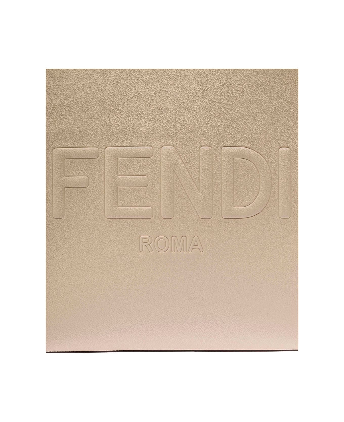 Fendi Ivory Medium Go To Shopper Shopping Bag - F0MU3