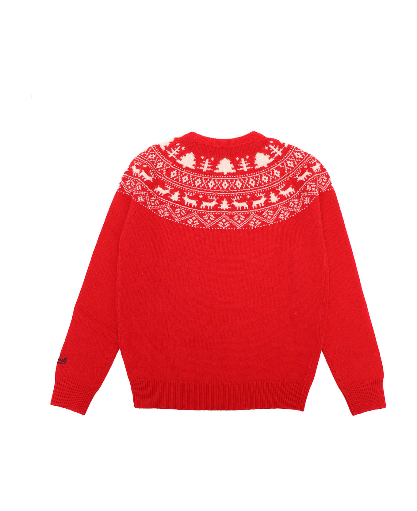 MC2 Saint Barth Crewneck Jaquard Sweater - MULTICOLOR