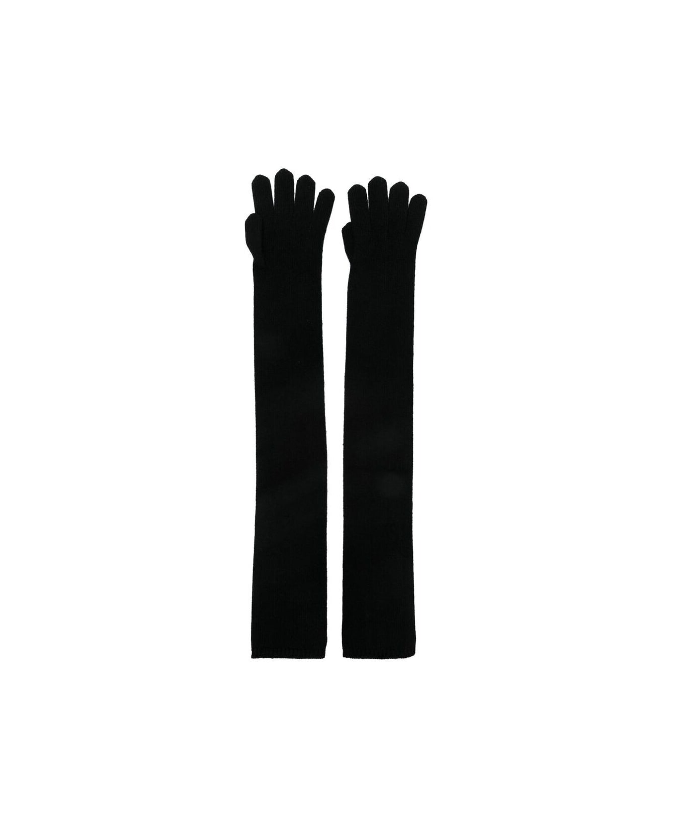 Max Mara Long Gloves - BLACK