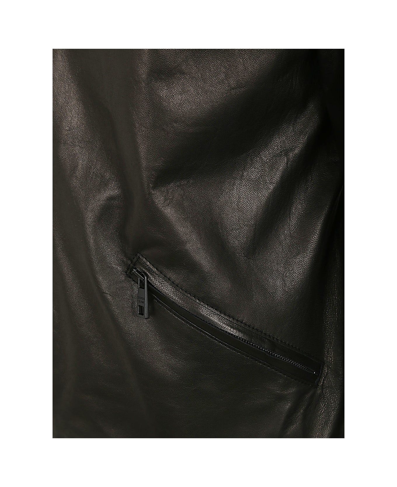 Giorgio Brato Biker Jacket - Black レザージャケット