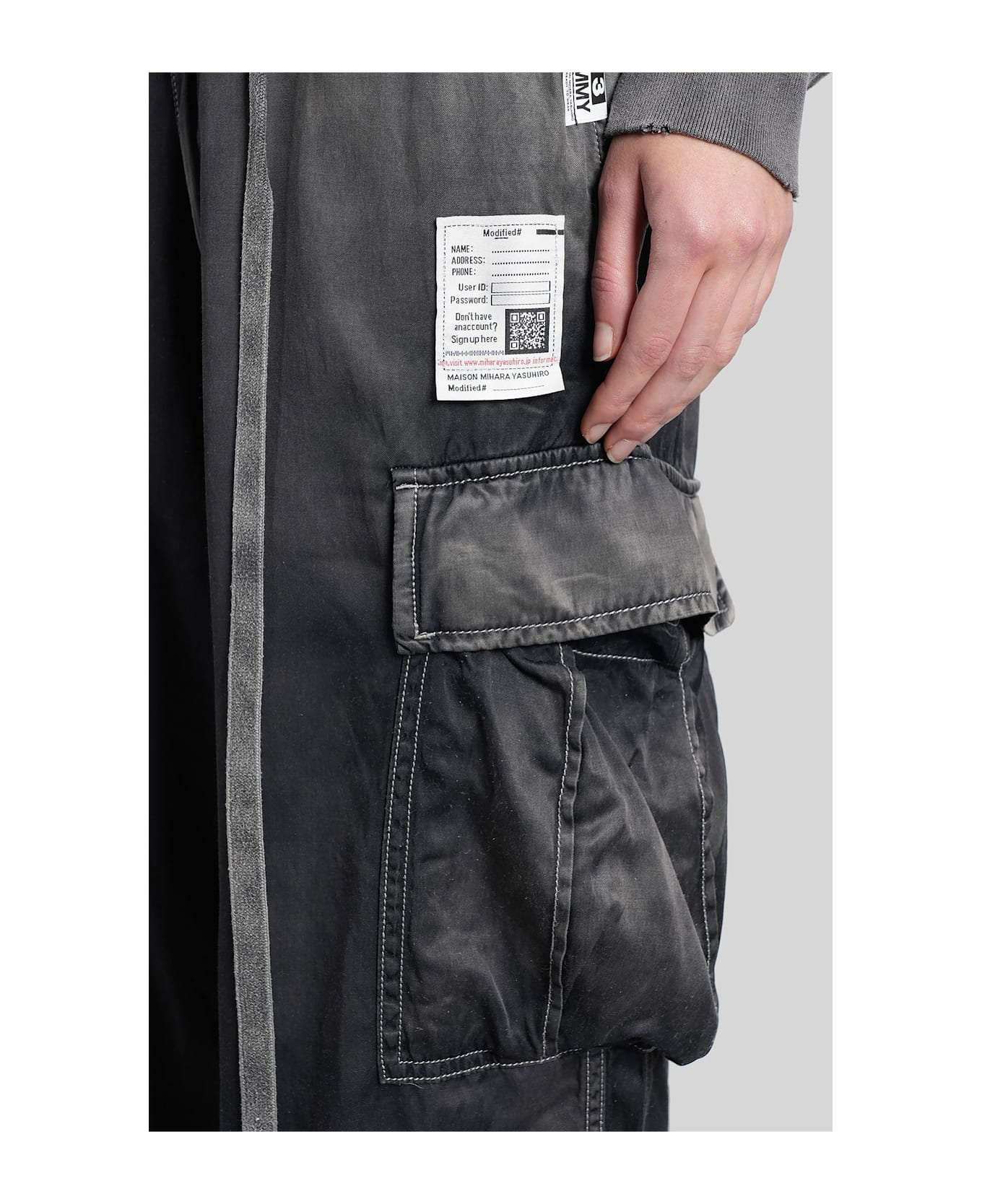 Mihara Yasuhiro Pants In Black Rayon - black