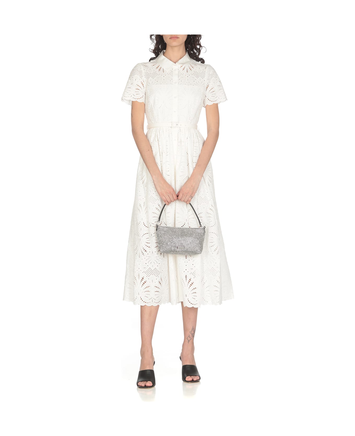self-portrait Lace Dress - White ワンピース＆ドレス