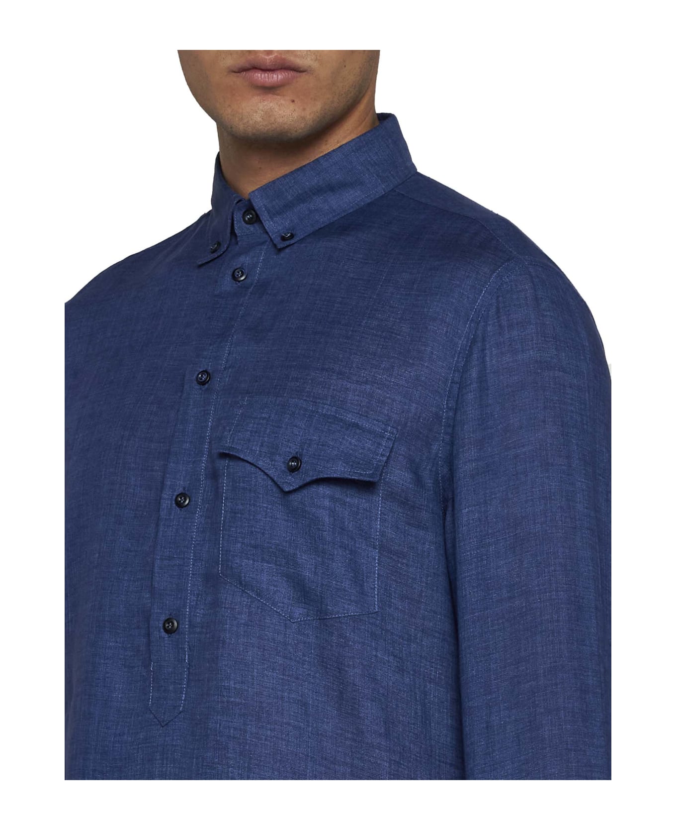 Brunello Cucinelli Shirt - Blu シャツ