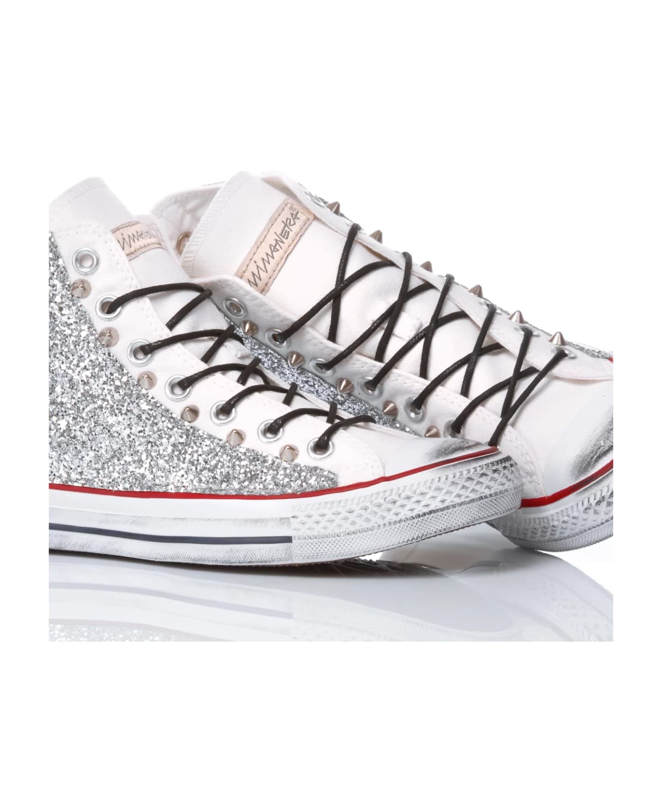 Mimanera Converse Glitter Silver