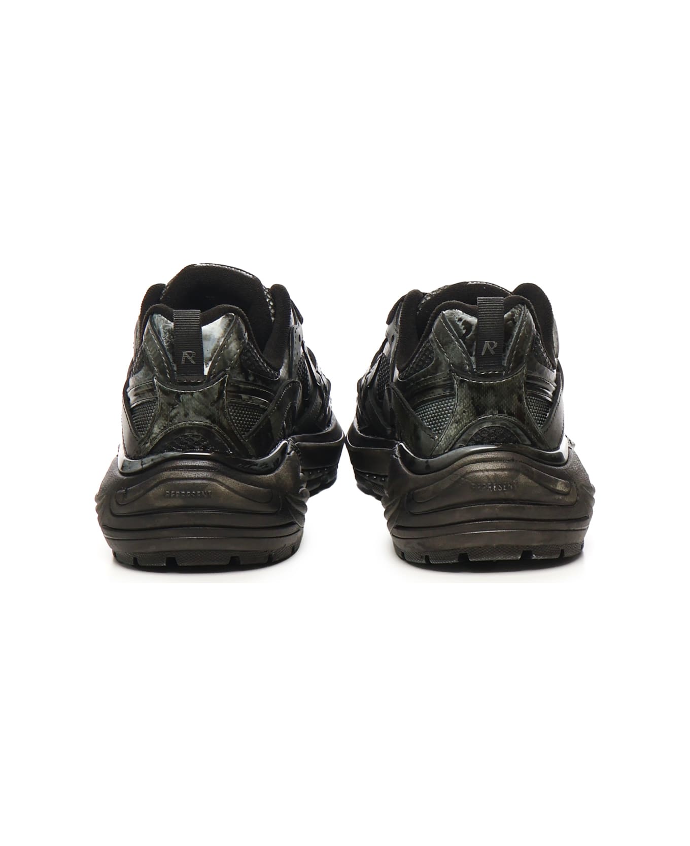 REPRESENT Storm Runner Sneakers - OFF BLACK