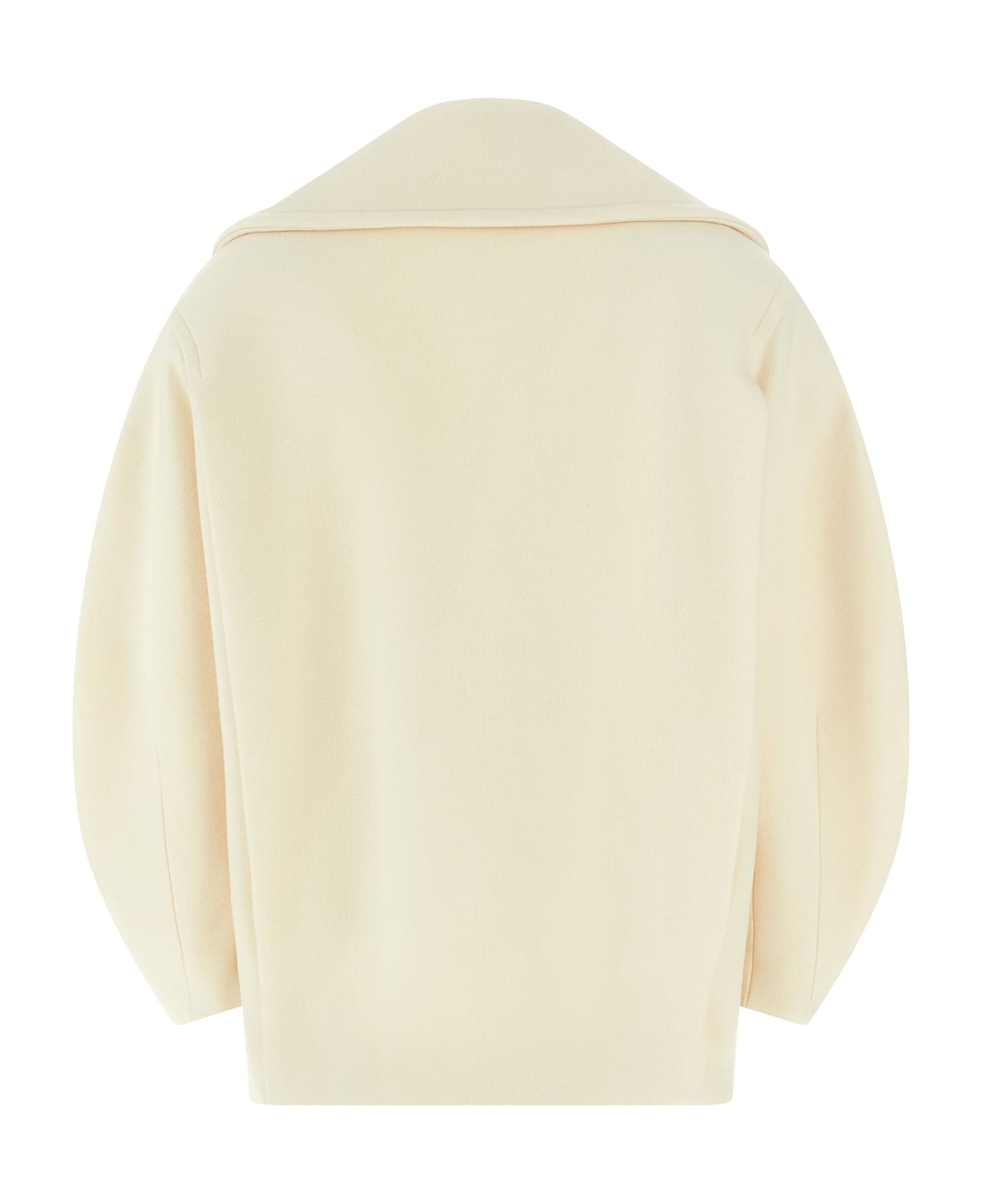 Jacquemus 
le Caban Ovalo
 Coat - White