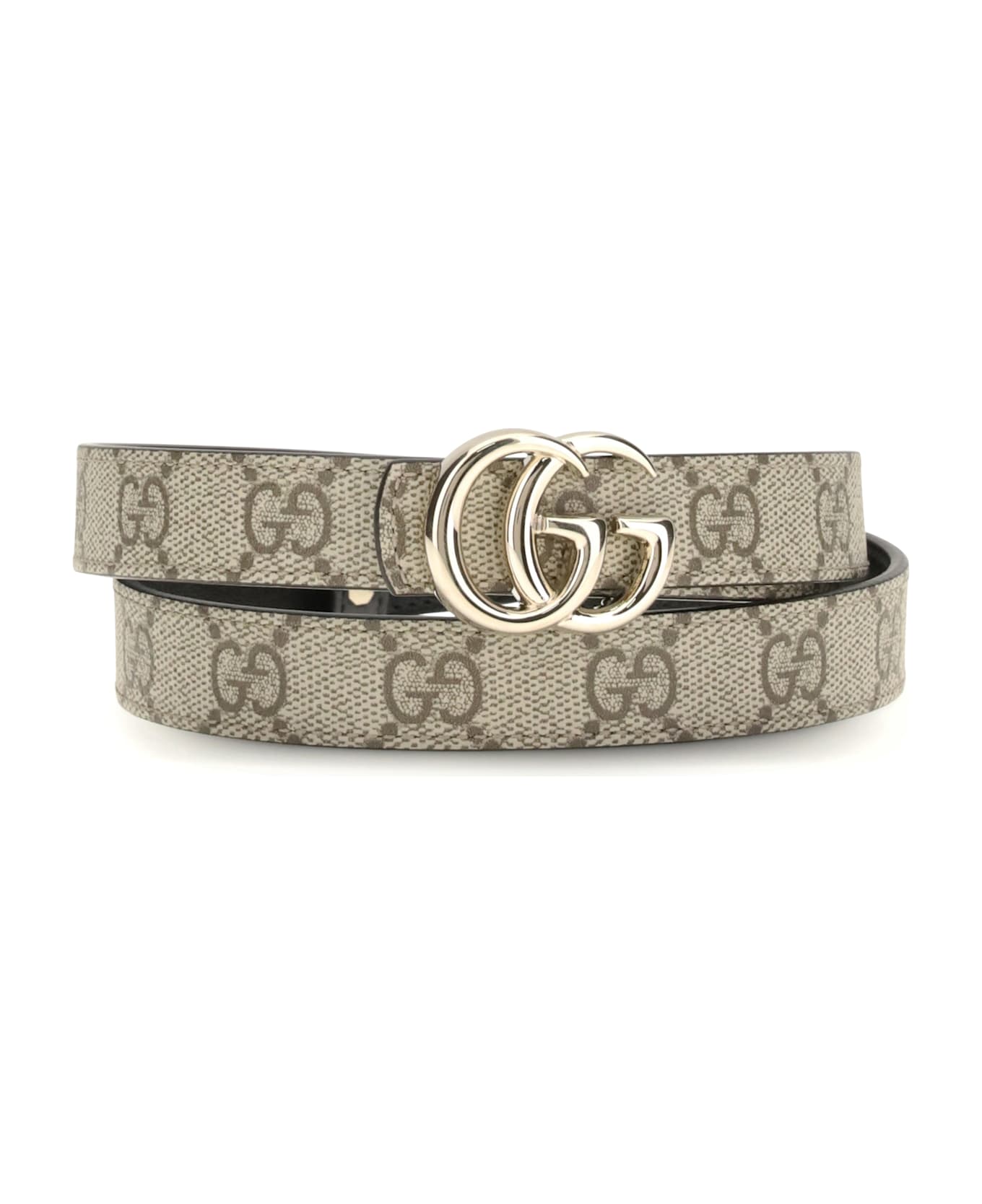 Gucci Reversible Gg Marmont Slim Belt