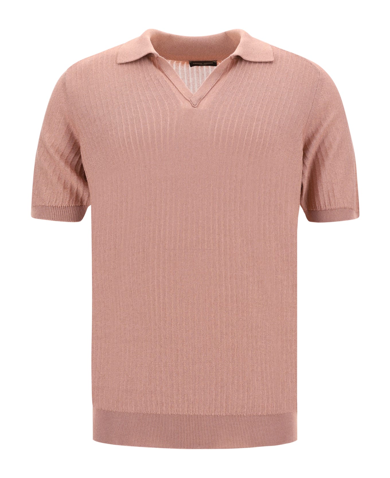 Roberto Collina Polo Shirt - Rosa ニットウェア