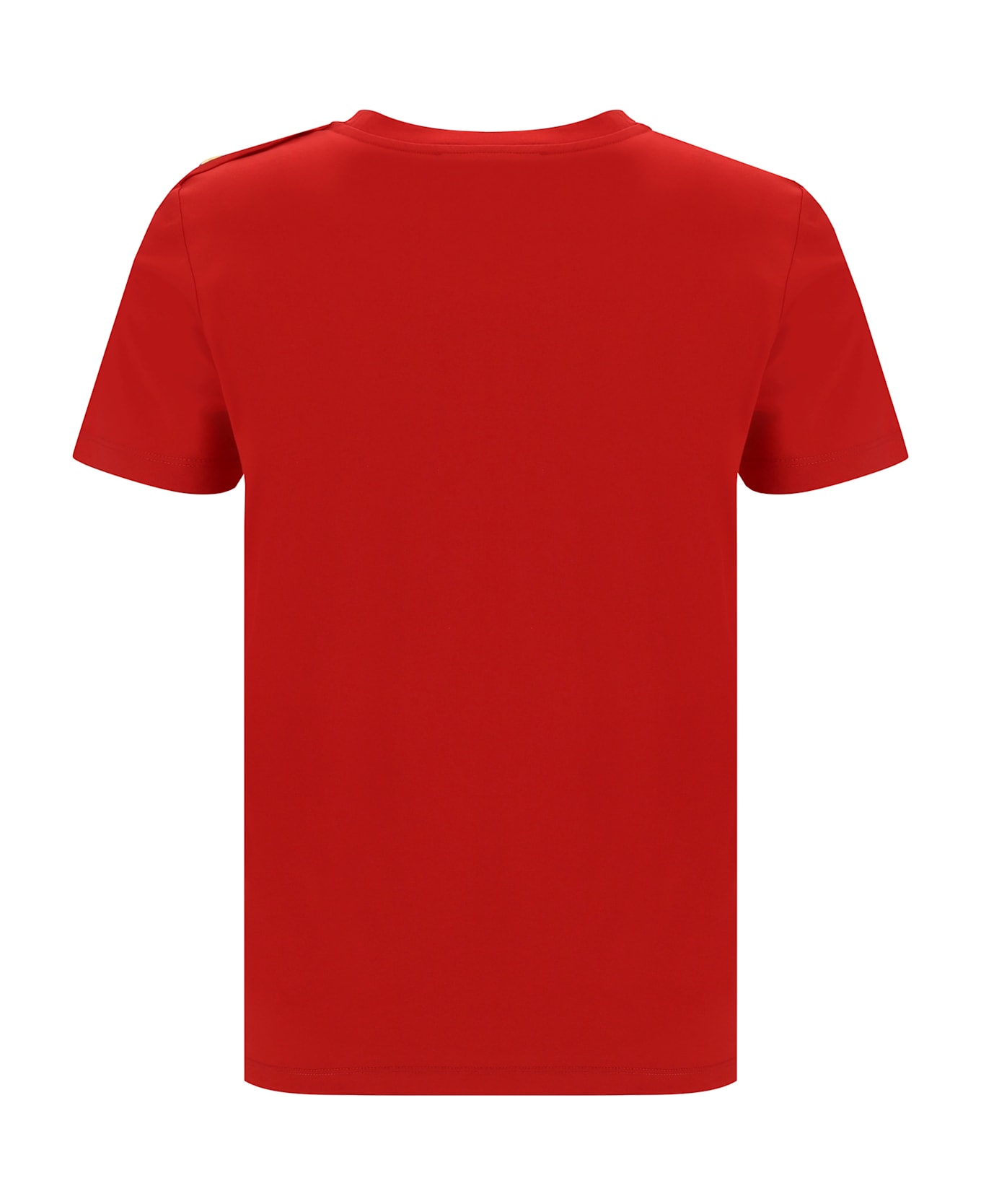 Balmain T-shirt - Rouge/blanc