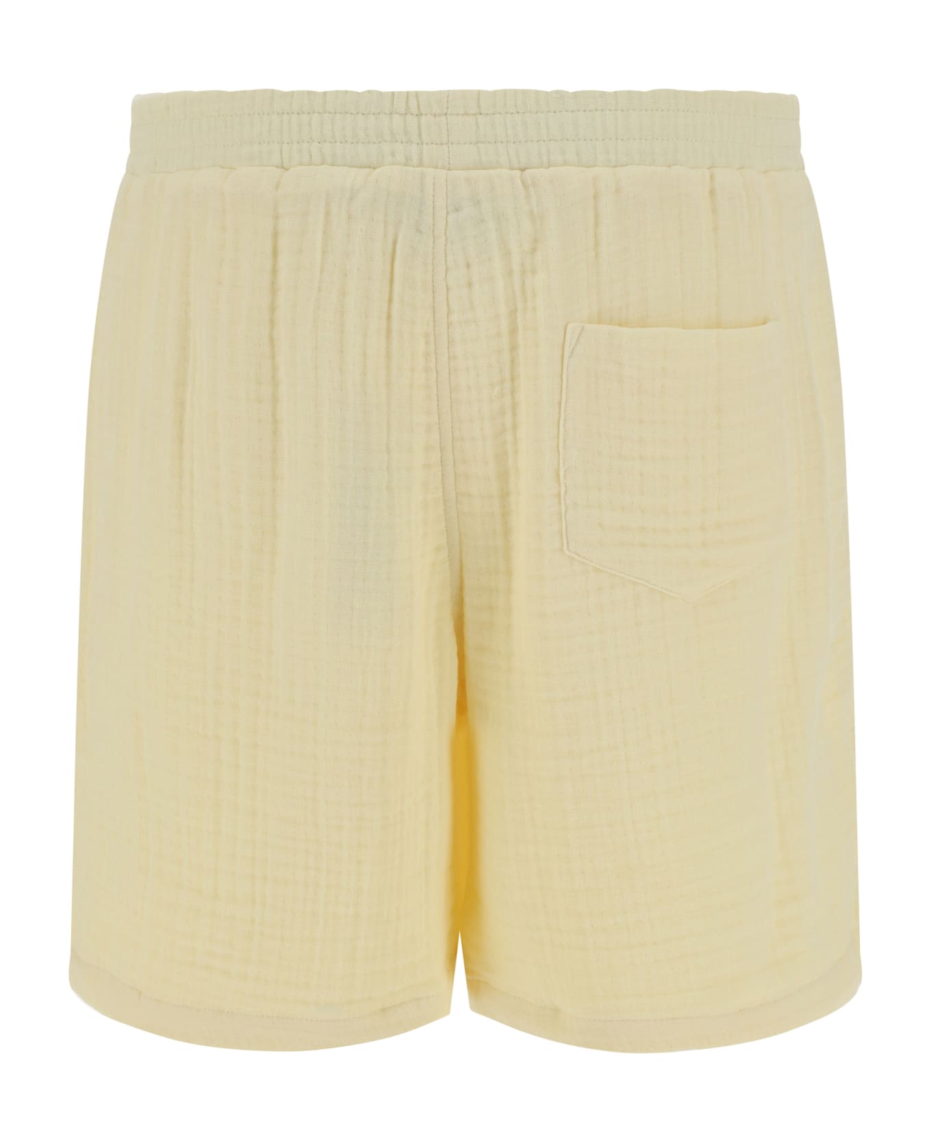 Daily Paper Enzi Seersucker Shorts - Icing Yellow