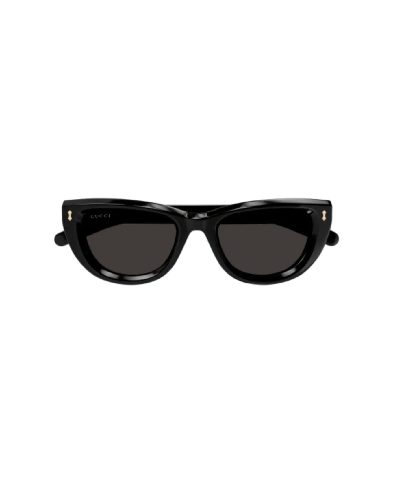 Gucci Eyewear Gucci Gg1521s Linea Rivets Sunglasses - Nero サングラス
