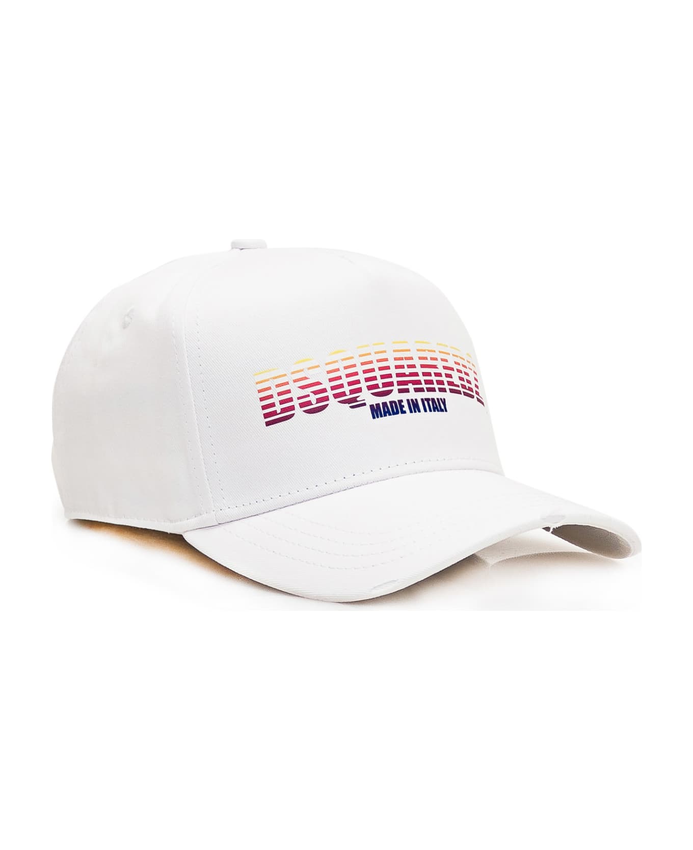 Dsquared2 Baseball Cap - BIANCO 帽子