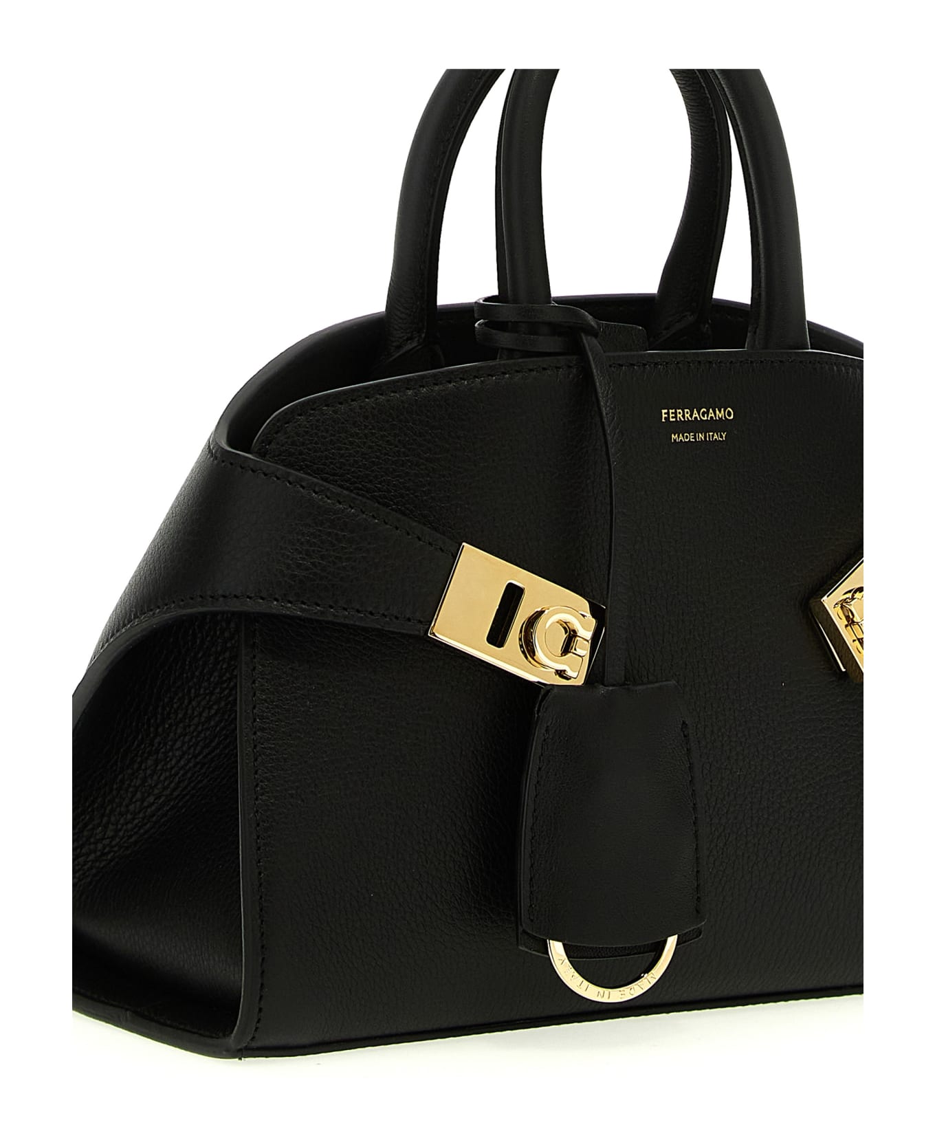 Ferragamo 
hug Mini
 Handbag - Black  