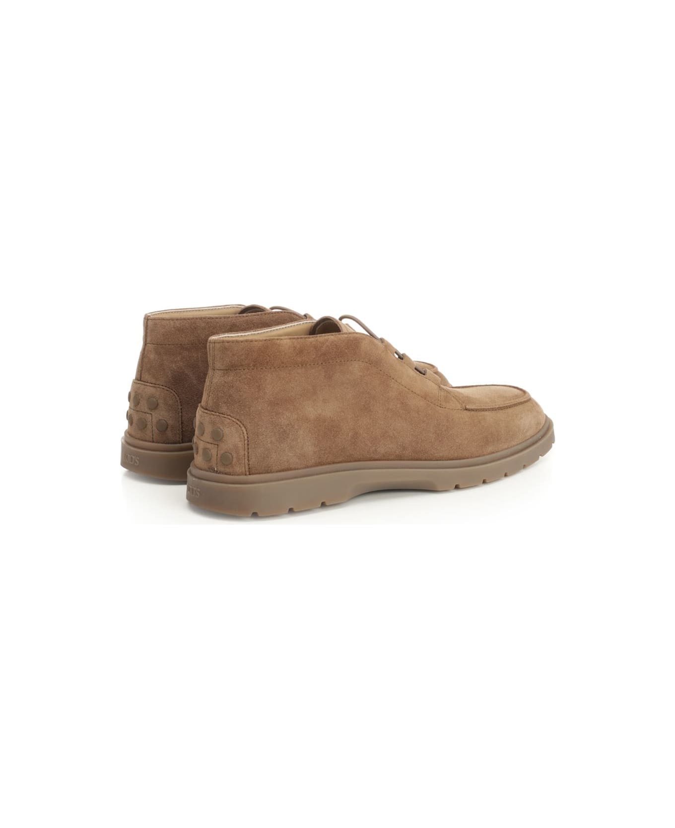 Tod
s Suede Ankle Boot - BROWN