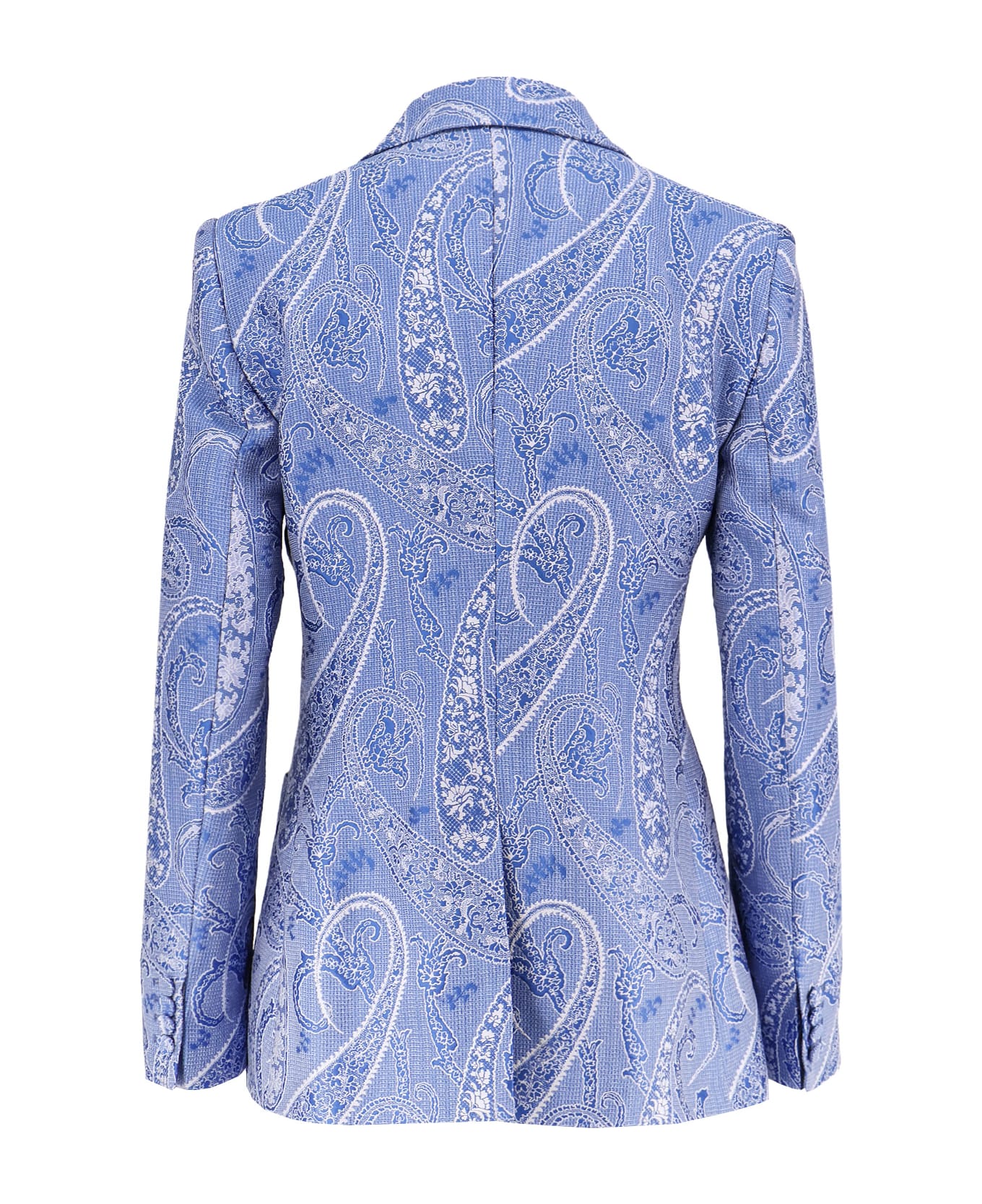 Etro Silk Blend Single-breasted Blazer - MultiColour