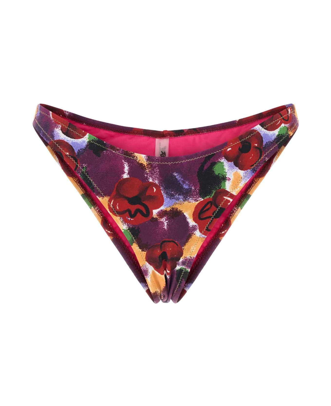 Reina Olga Printed Stretch Nylon Brigitte Bikini Bottom - PORTORAFAEL