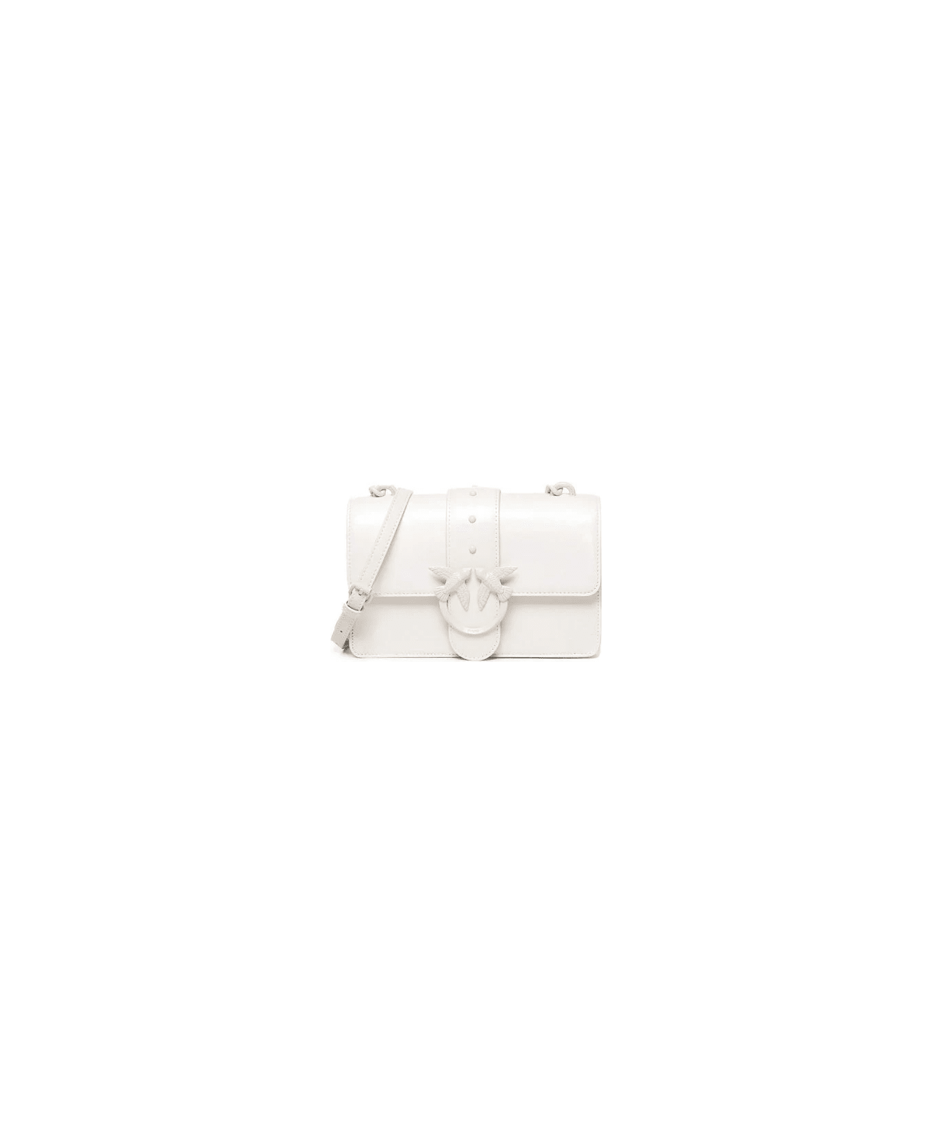 Pinko Mini Love One Simply Bag - Bianco