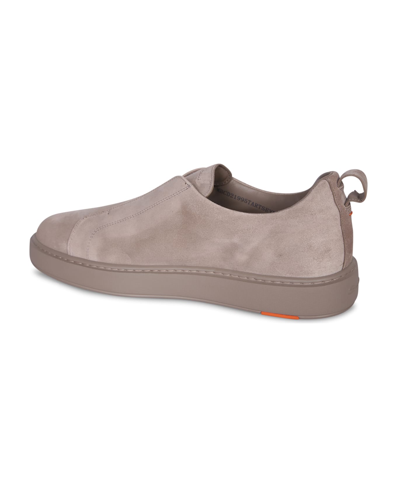 Santoni Victory Suede Tortora Sneakers - Beige