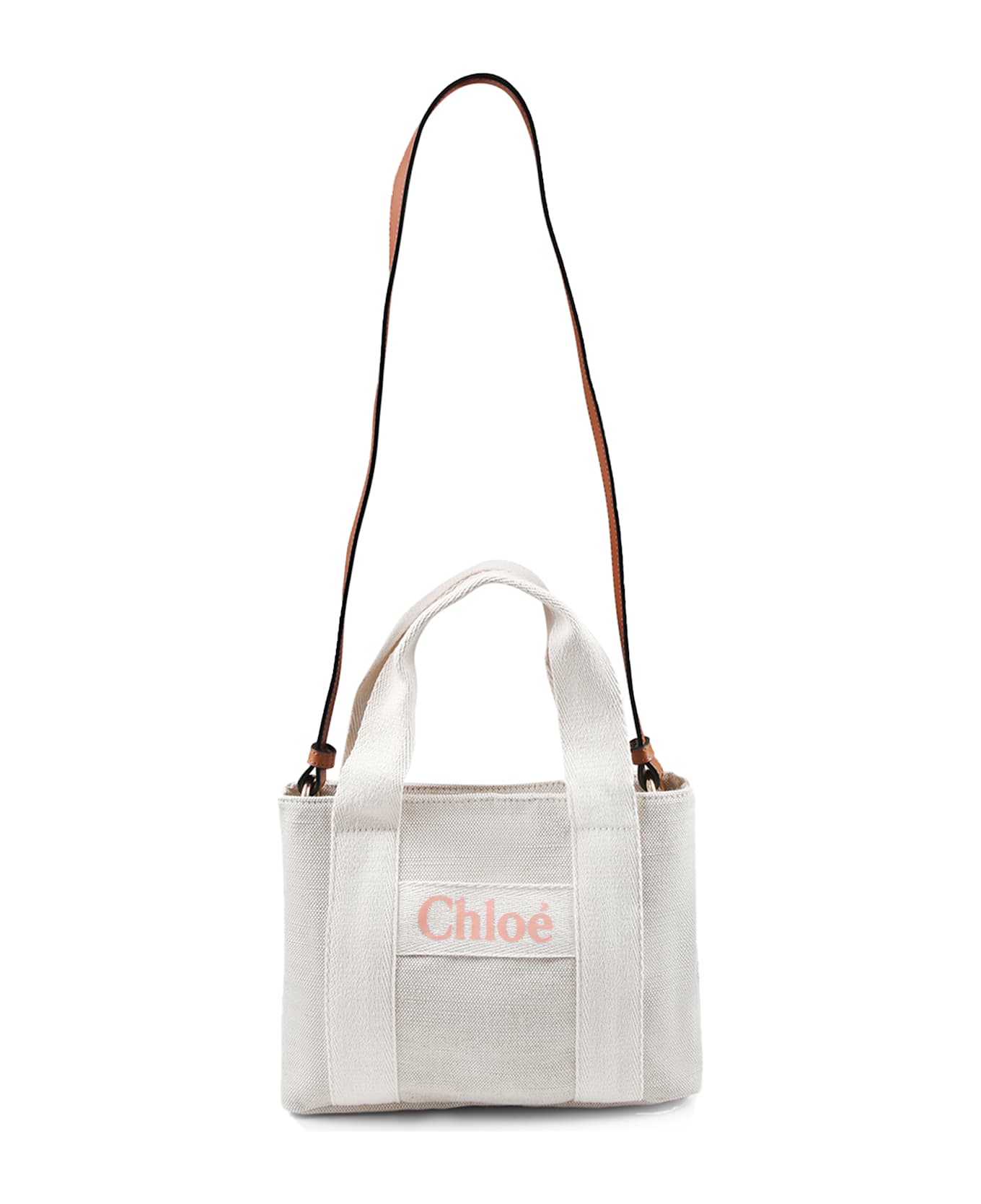 Chloé Beige Bag For Girl With Logo - Beige
