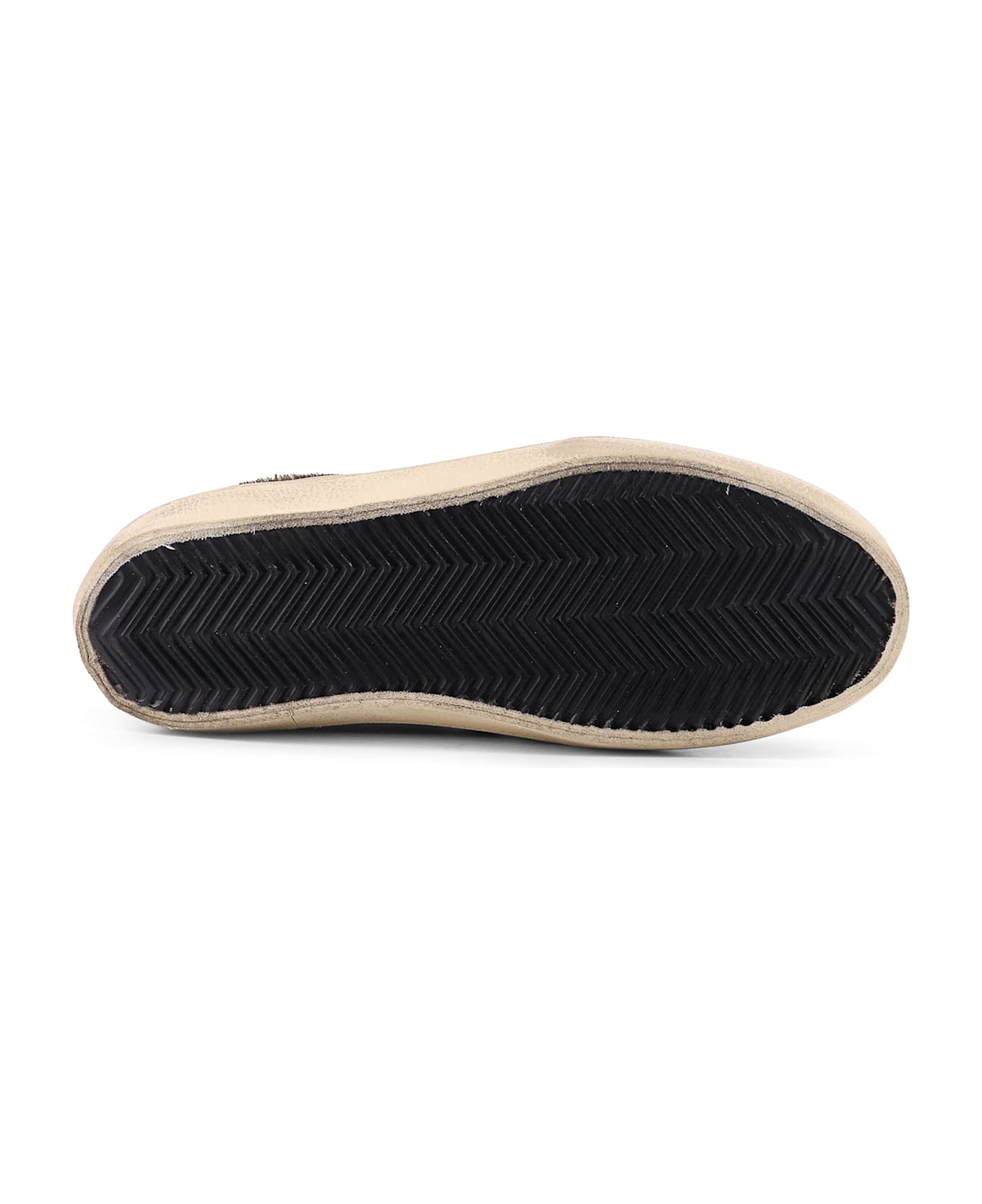 Golden Goose Soul Star Low-top Leather Sneakers - BEIGE BROWN BLACK LEO BLACK