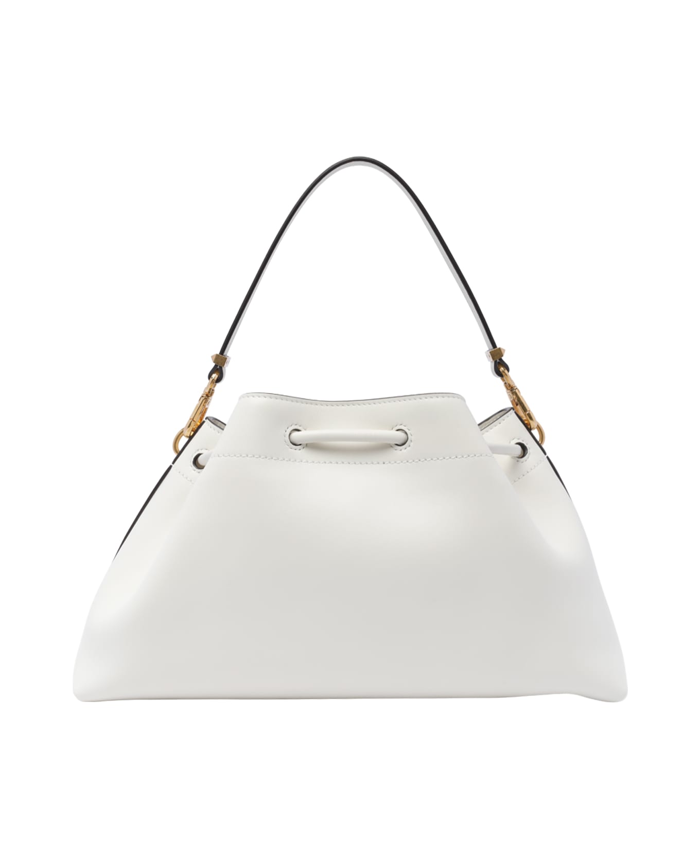 Jimmy Choo Bon Bon Bucket Bag - White