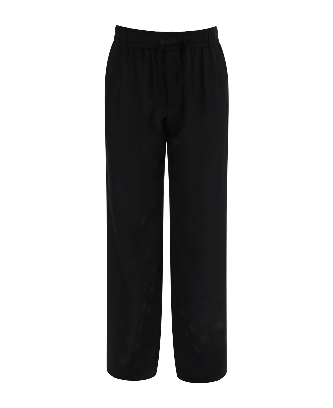 Dolce & Gabbana Dg Jacquard Pants - NERO (Black)