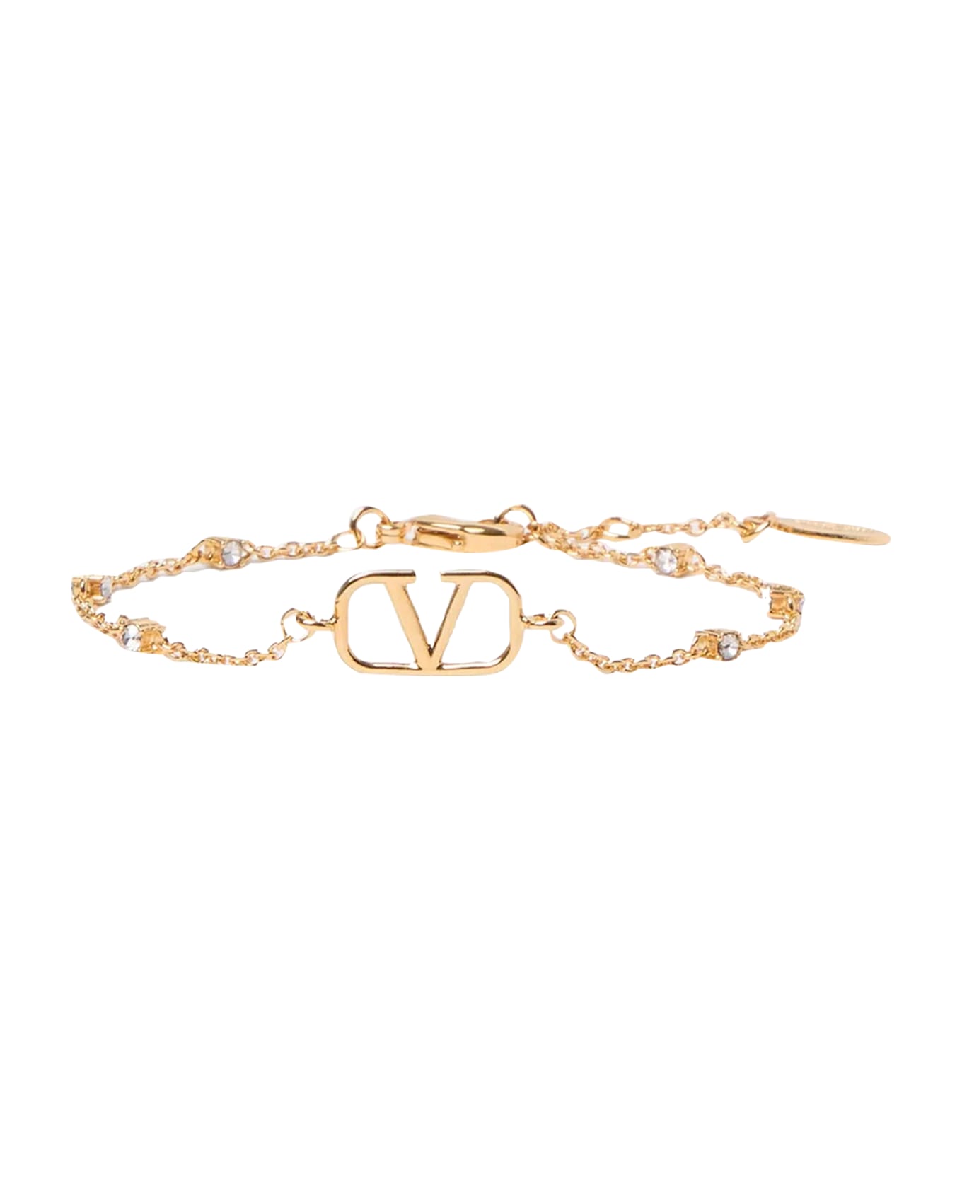 Valentino Garavani Mini Vlogo Signature Bracelet - Golden