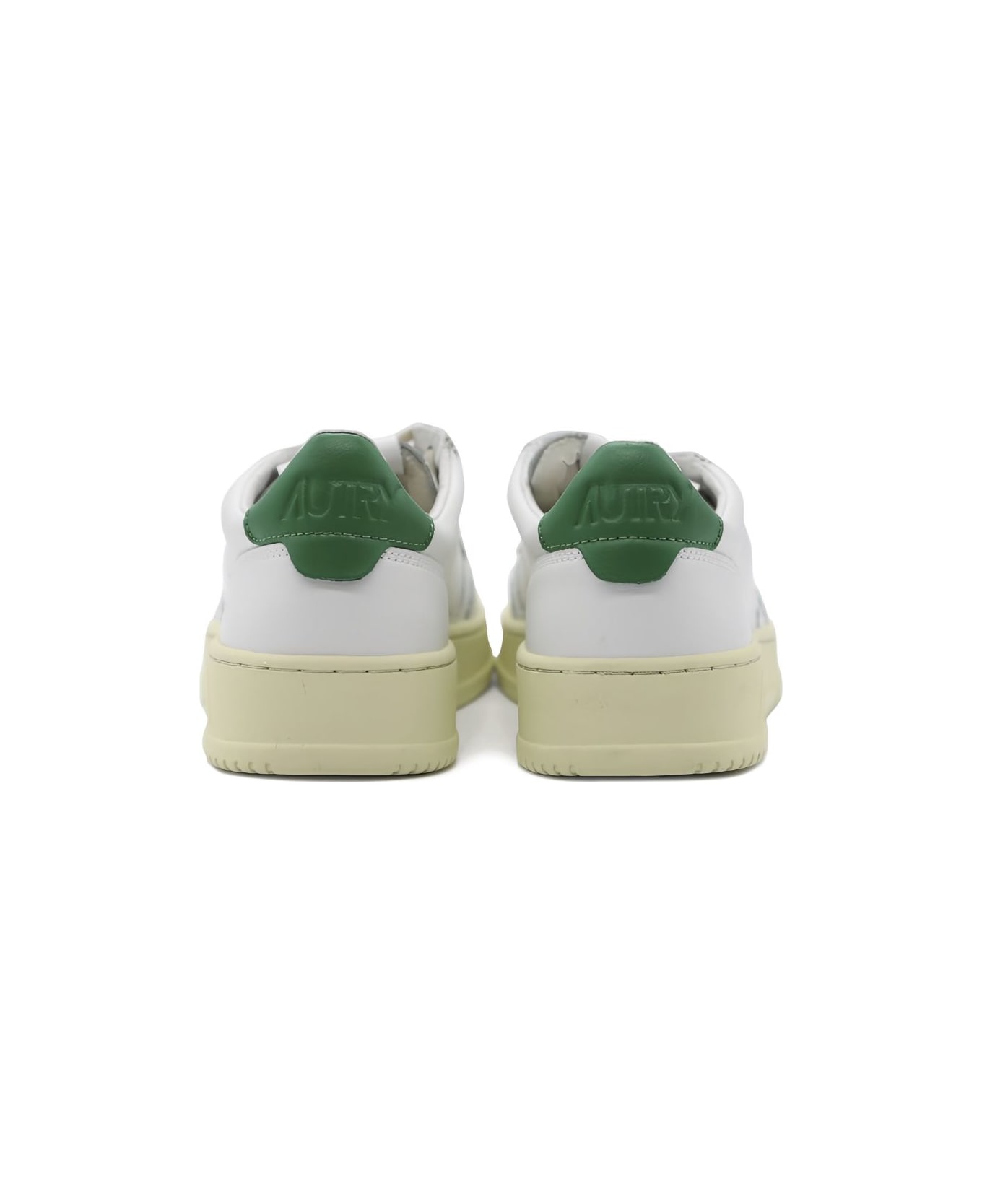 Autry Medialist Low Leather Sneakers - Green