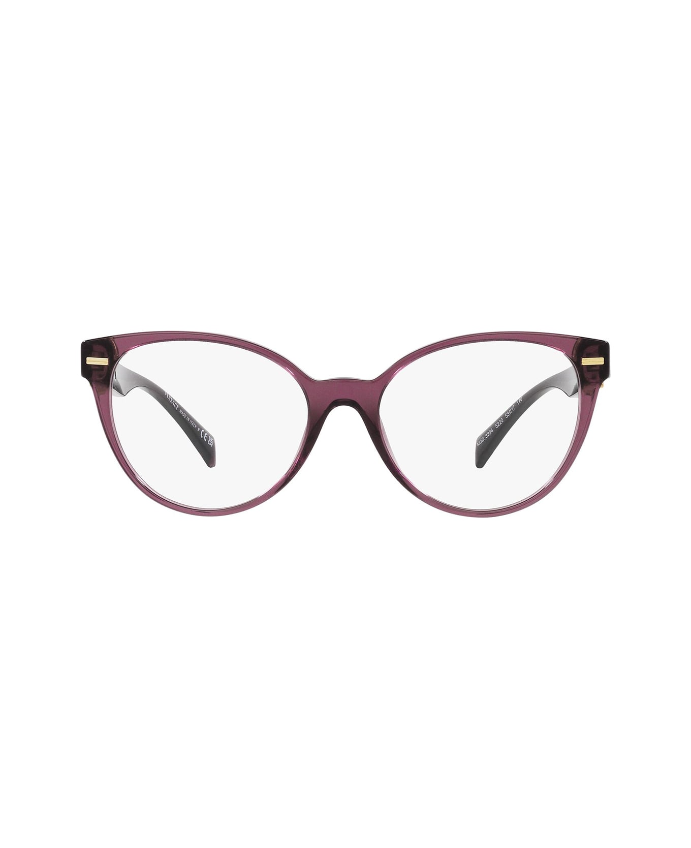 Versace Eyewear Ve3334 Transparent Violet Glasses - Transparent Violet