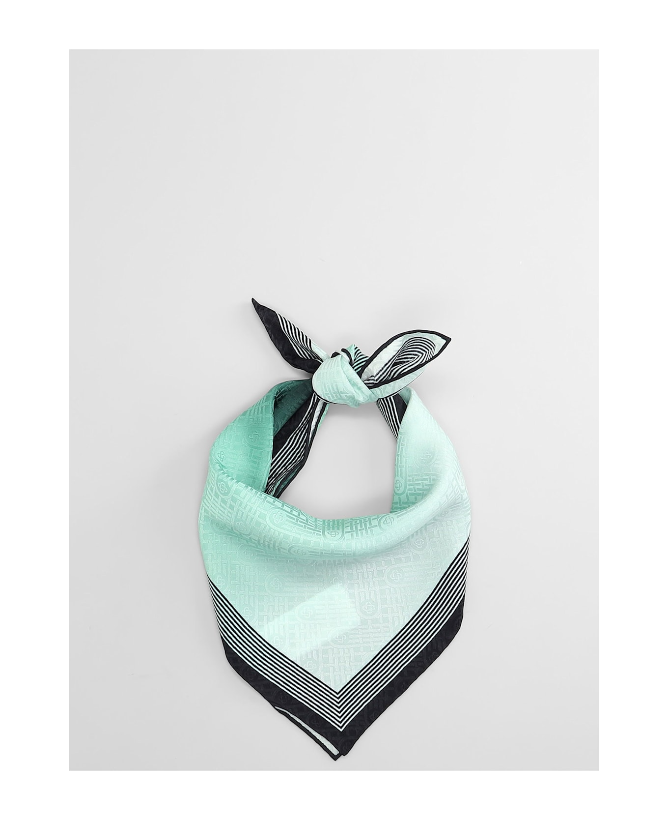 Casablanca Foulard In Green Silk - green