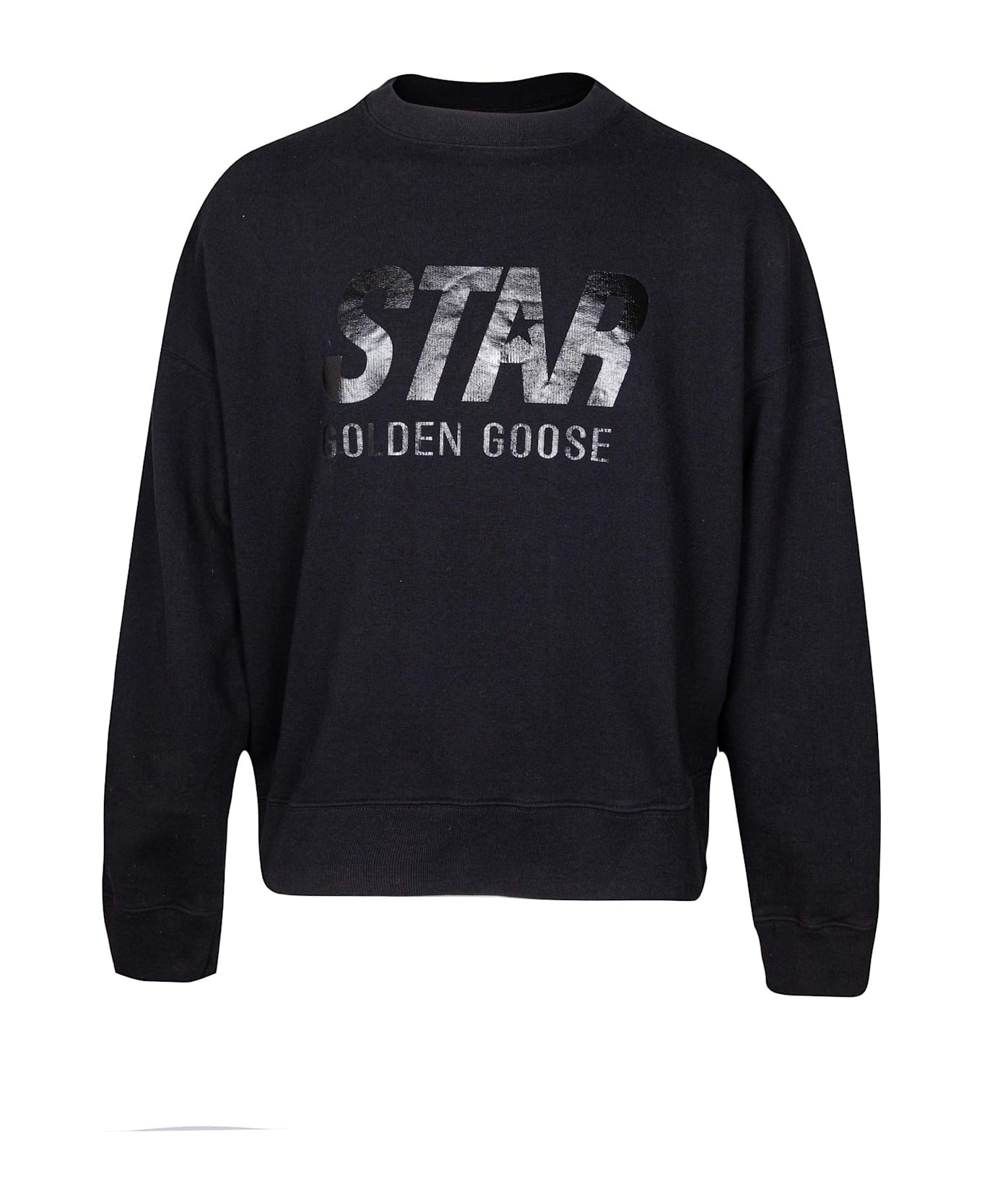 Golden Goose Cotton Crewneck Sweatshirt - Black