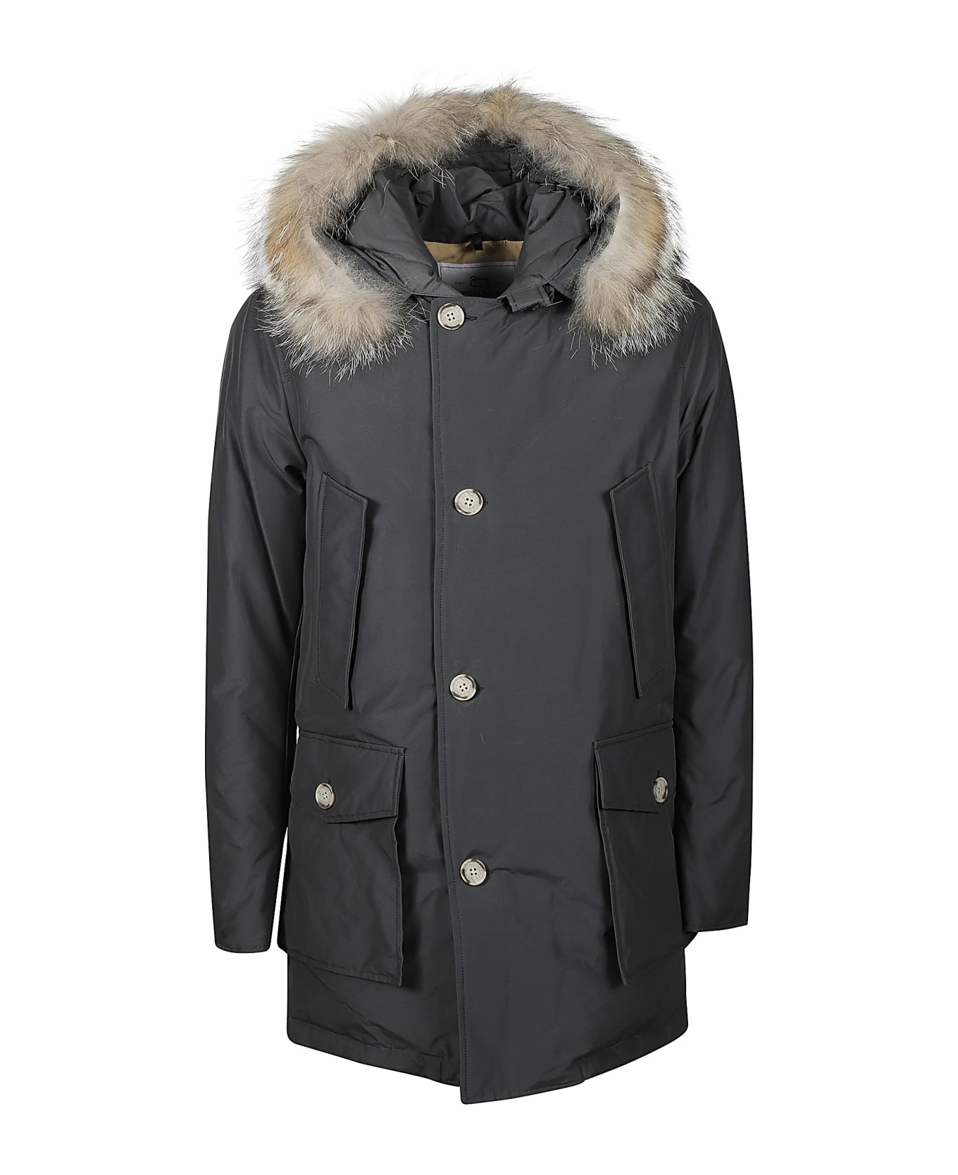 Woolrich Arctic Detachable Fur Parka - Gsh Grey Shadow