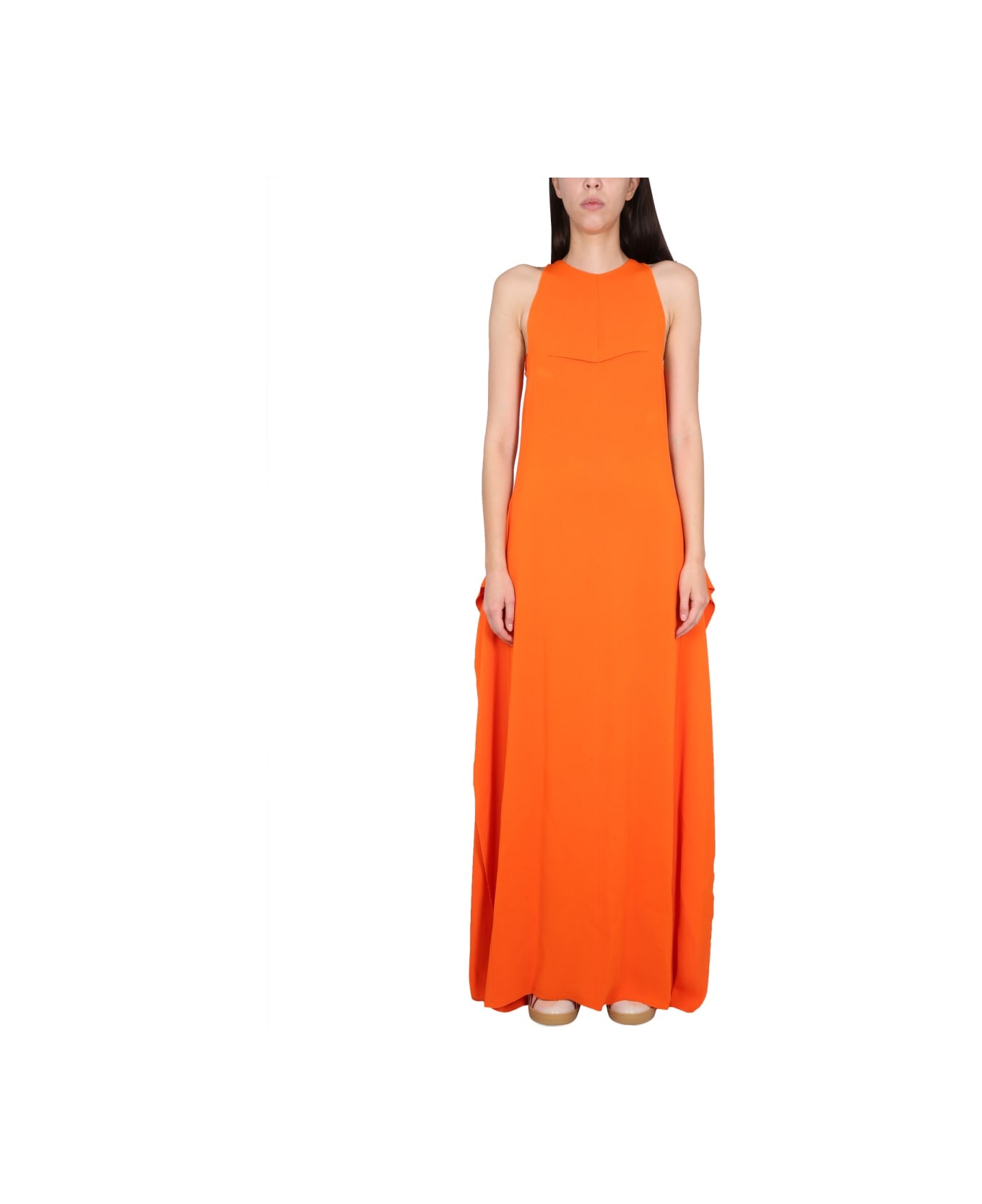 Lanvin Longuette Dress - BRIGHT ORANGE
