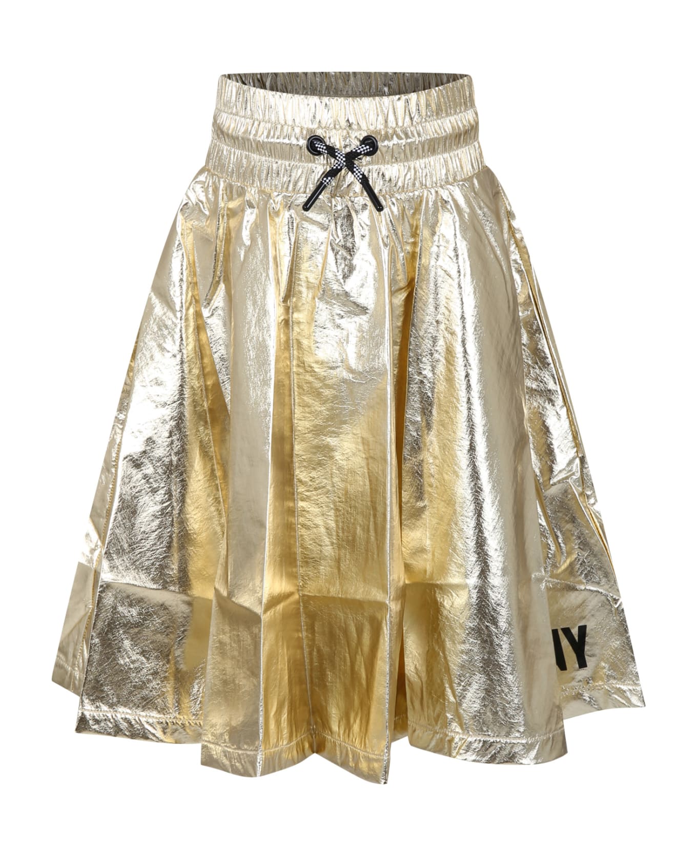 DKNY Golden Casual Skirt For Girl - Gold ボトムス