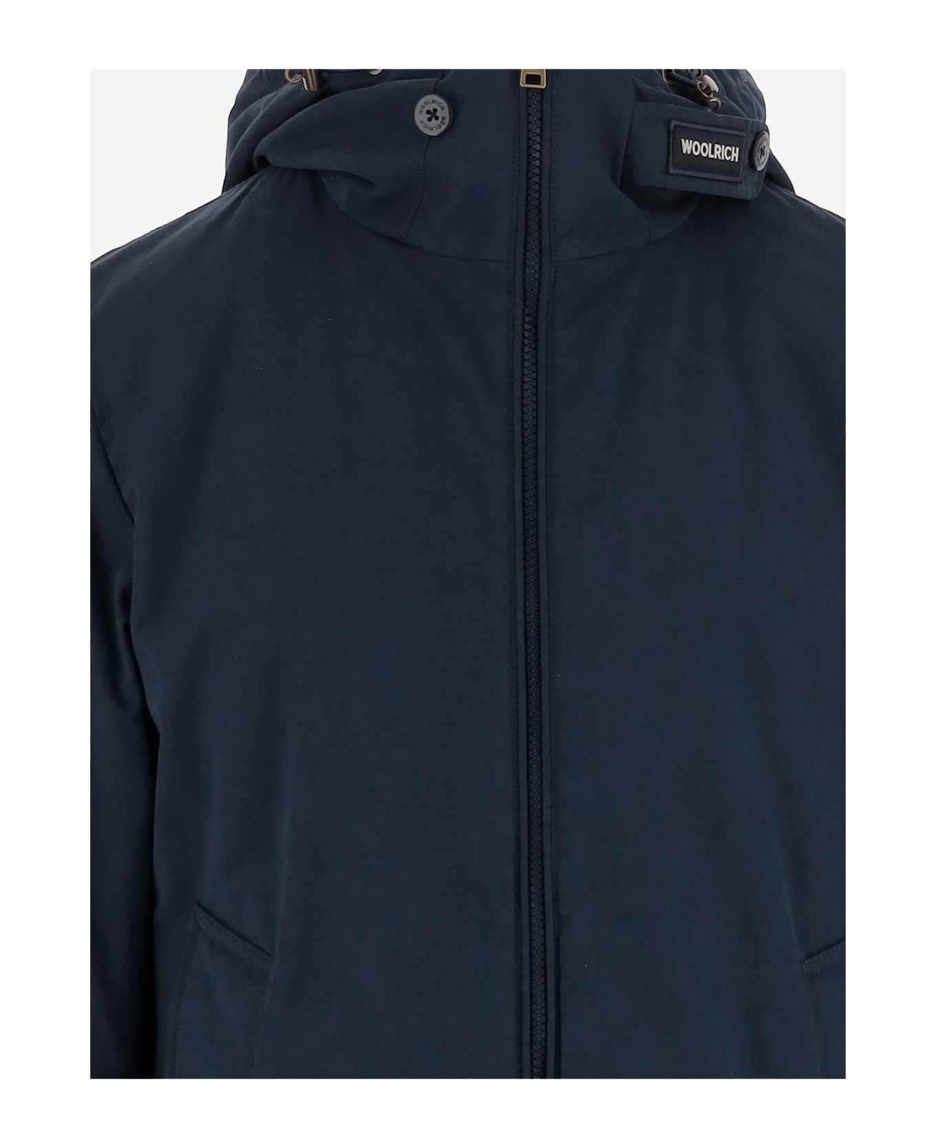 Woolrich Cotton Blend Jacket - Blue