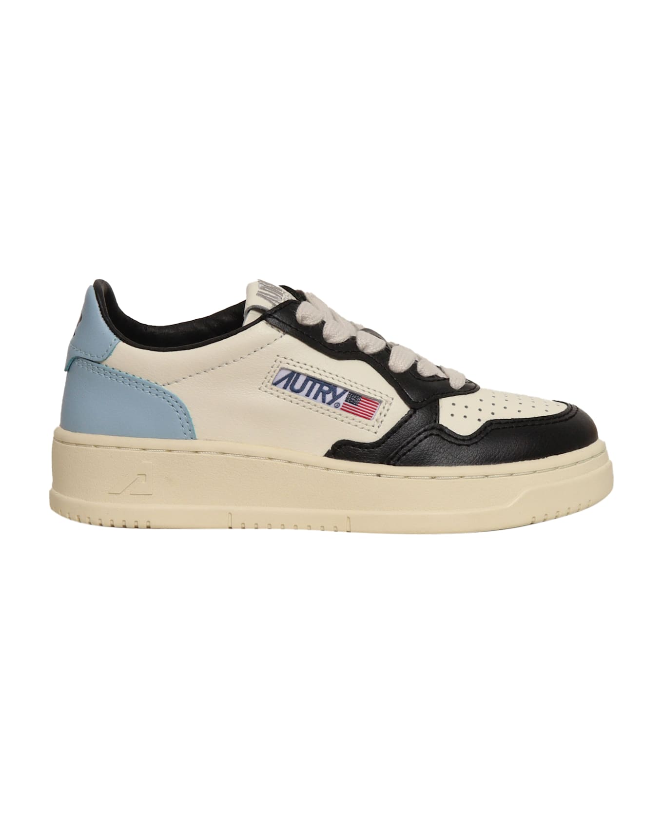 Autry Medalist Kids Low Kid Tri/four Bk/wswh/drbl - BLACK