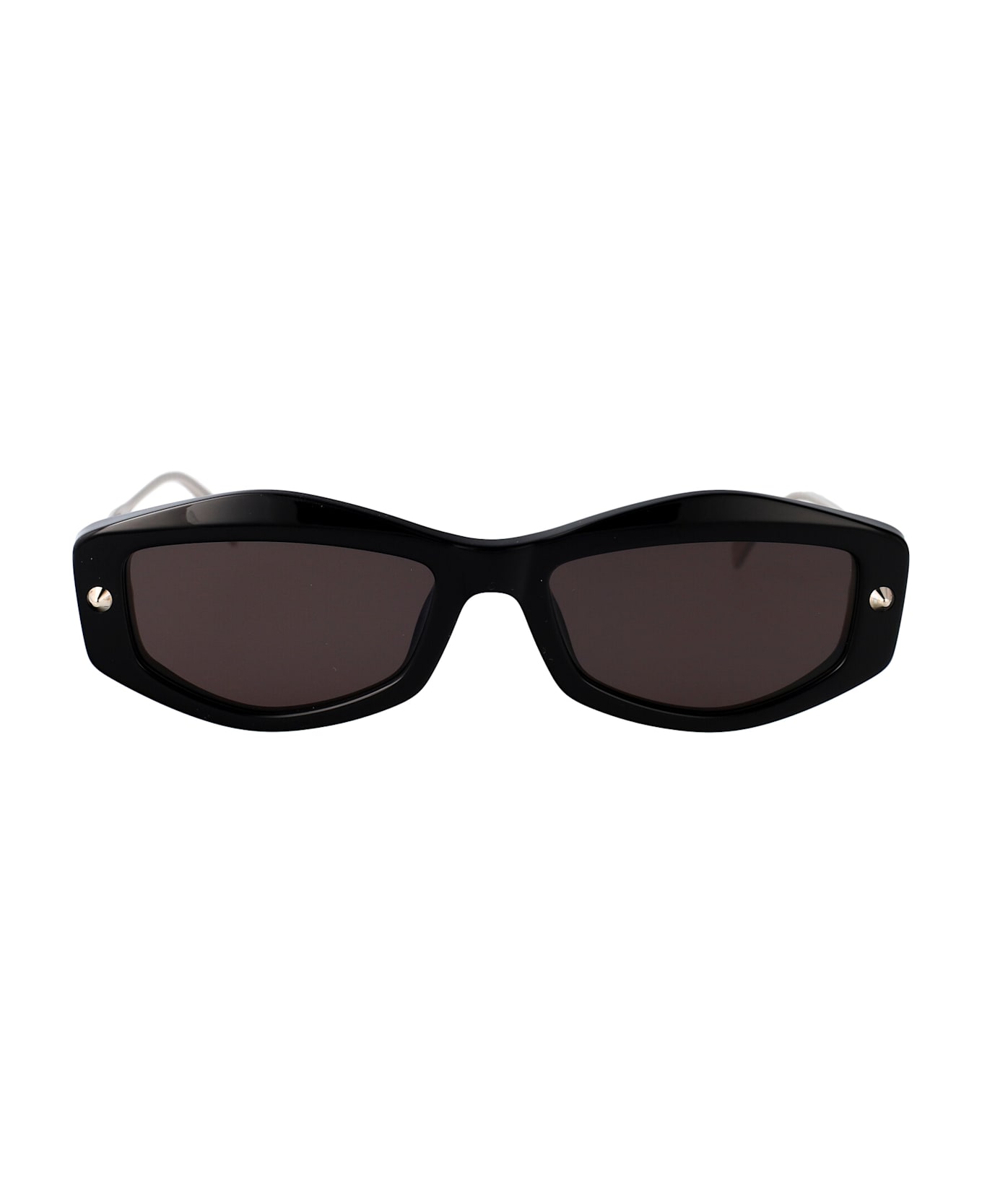 Alexander McQueen Eyewear Am0482s Sunglasses - BLACK-SILVER-GREY