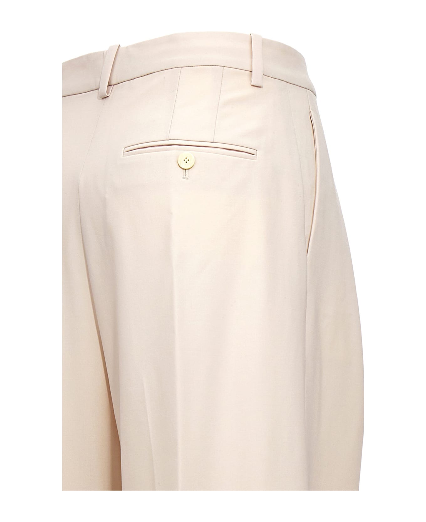 Theory Dbl Pleat' Pants - Sand