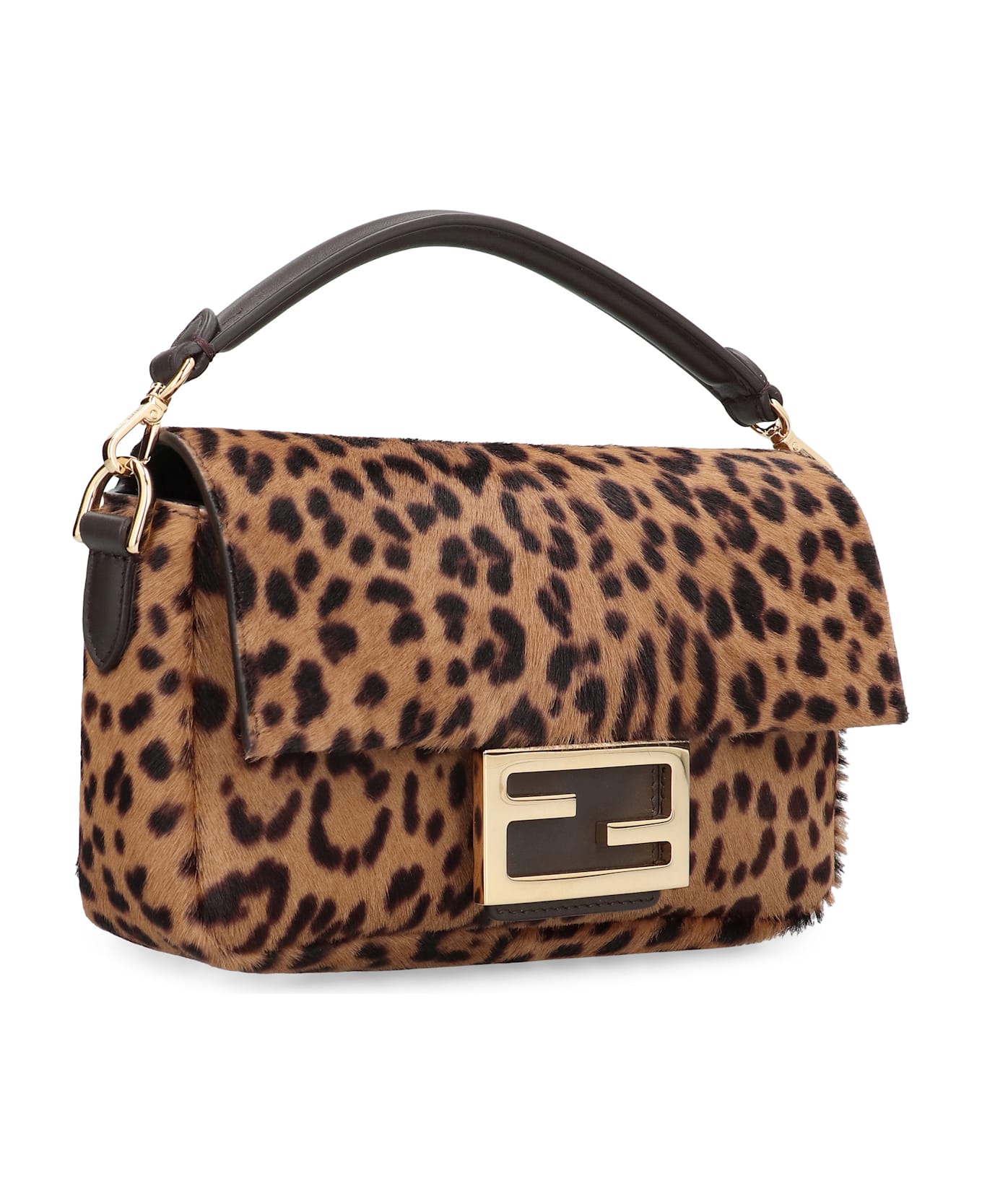 Fendi Borsa Baguette® Mini In Calfskin - Animalier