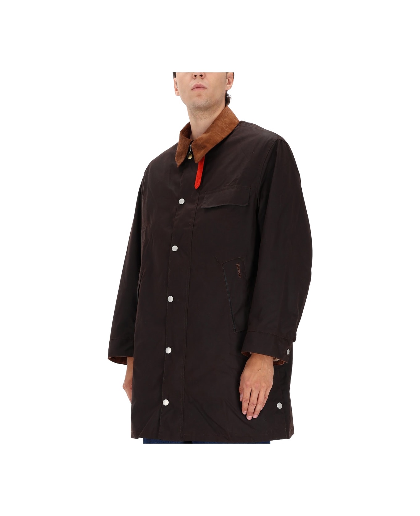 Paul Smith Waxed Cotton Jacket - BROWN