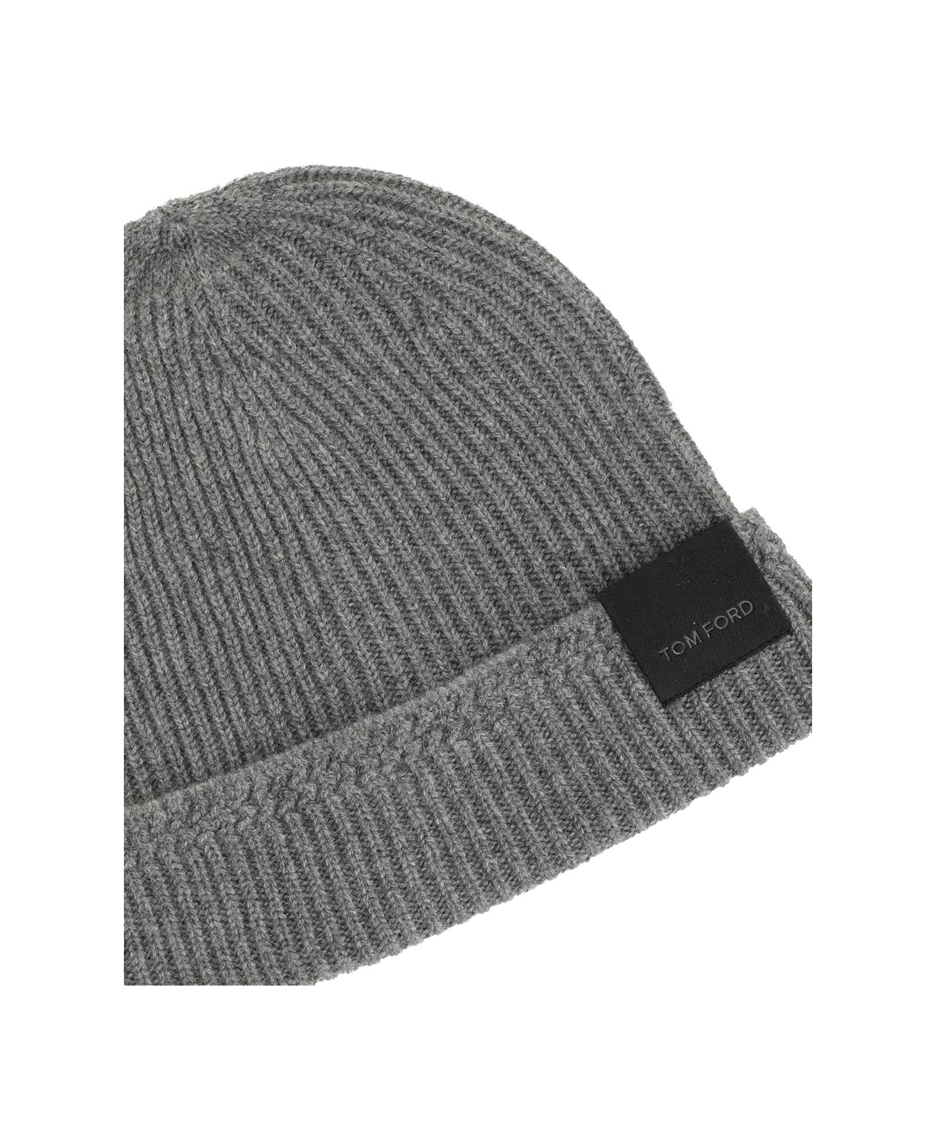 Tom Ford Cashmere Hat - GREY