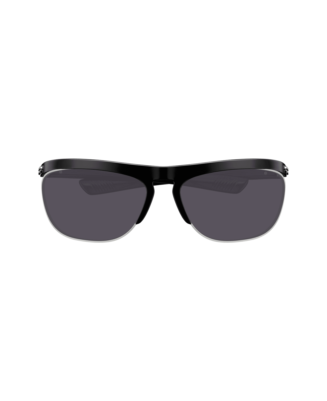 Bottega Veneta Eyewear Bottega Veneta Bv1348s Linea Speed Rectangular 001 Black Grey Sunglasses - Nero