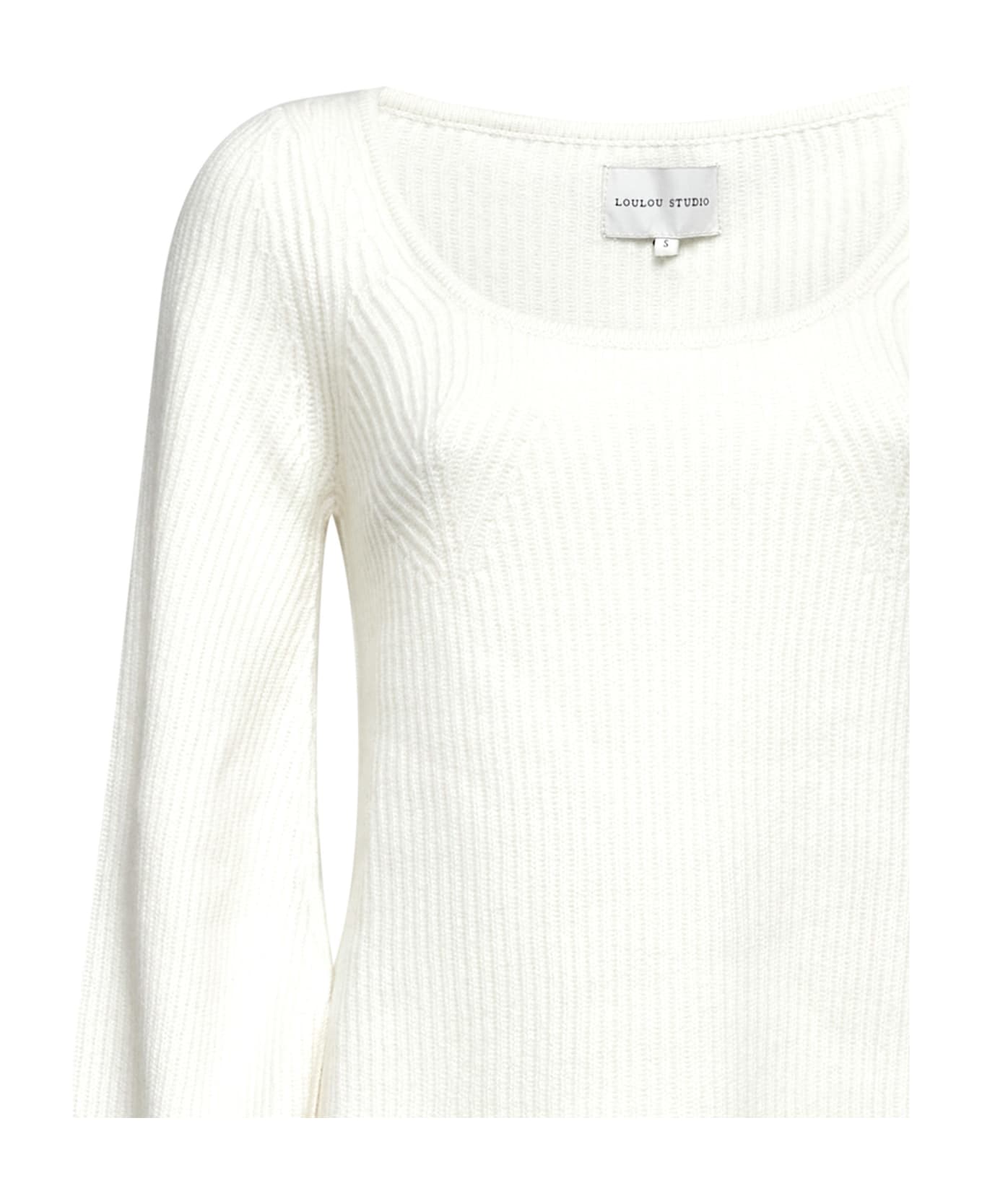 Loulou Studio Sweater - White