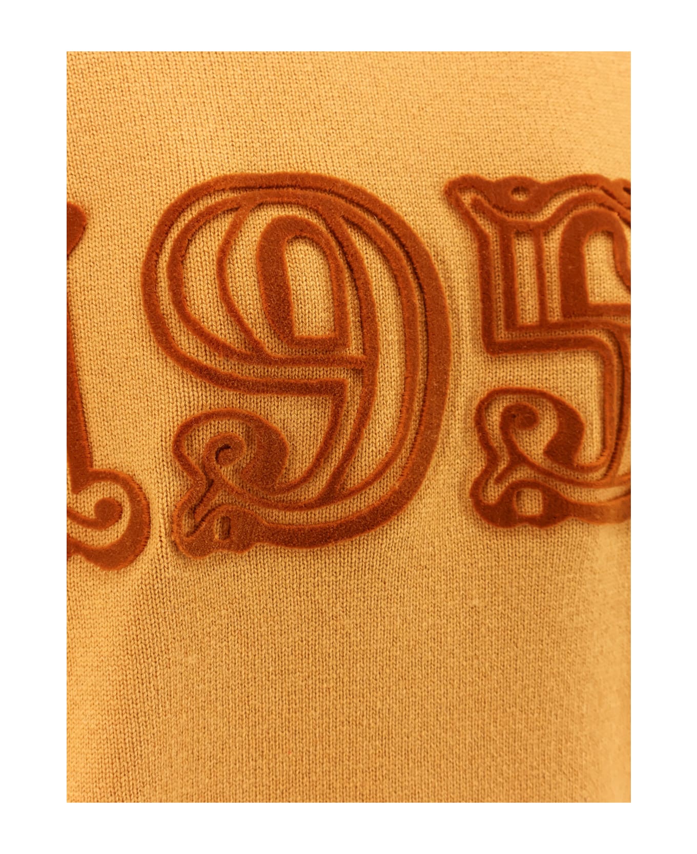 Max Mara 
fido
 Brown Wool Blend T-shirt - Yellow