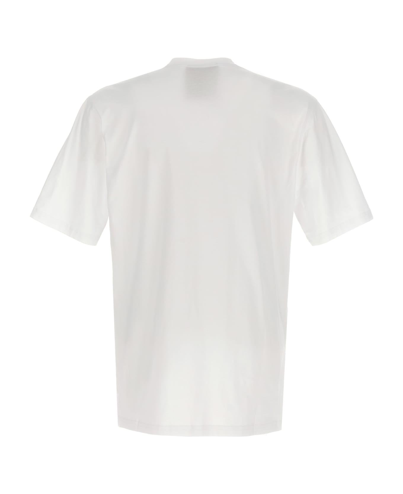 Moschino 'double Smile' T-shirt - White/Black