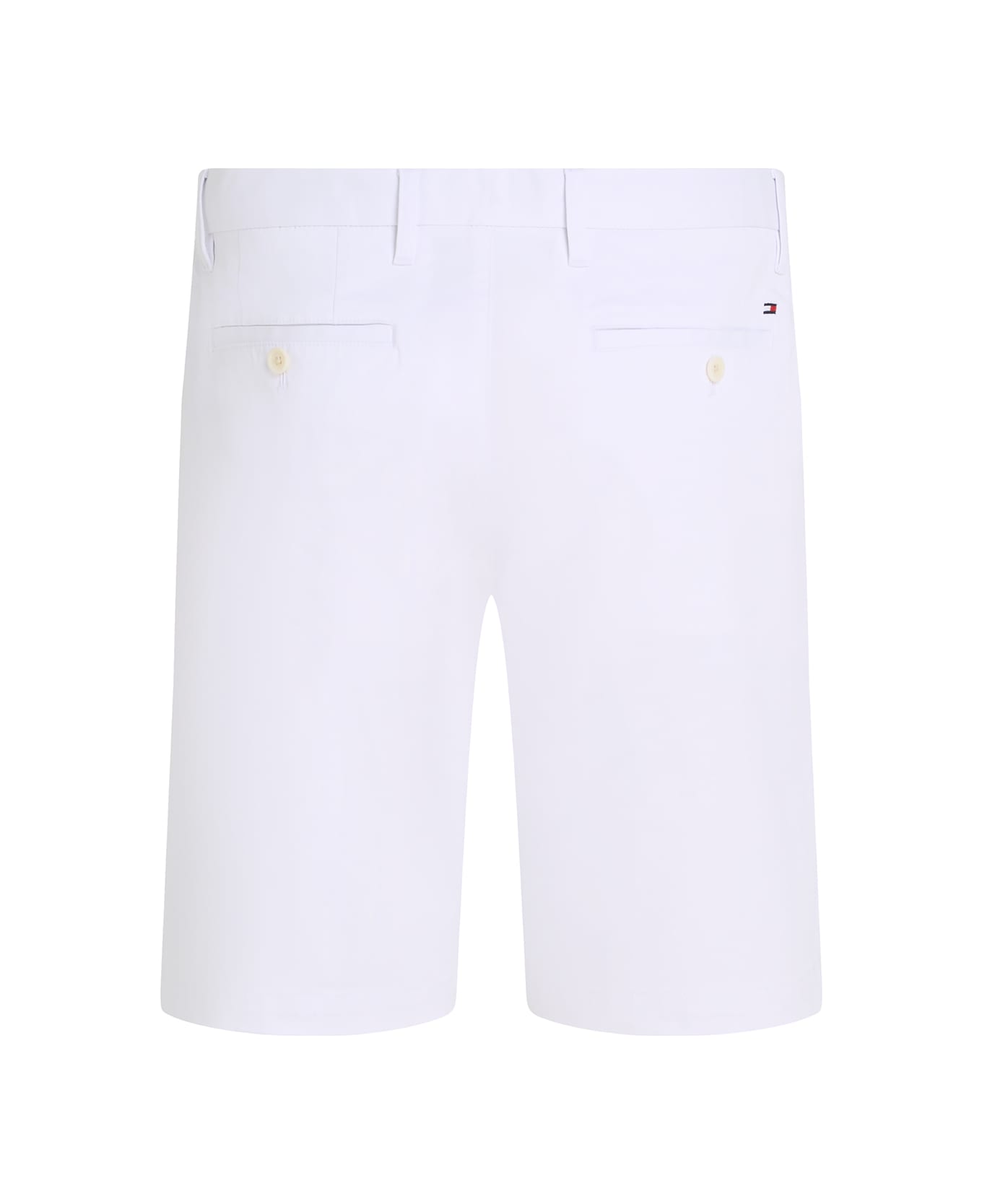Tommy Hilfiger Men's Optical White Bermuda Shorts - OPTIC WHITE ショートパンツ
